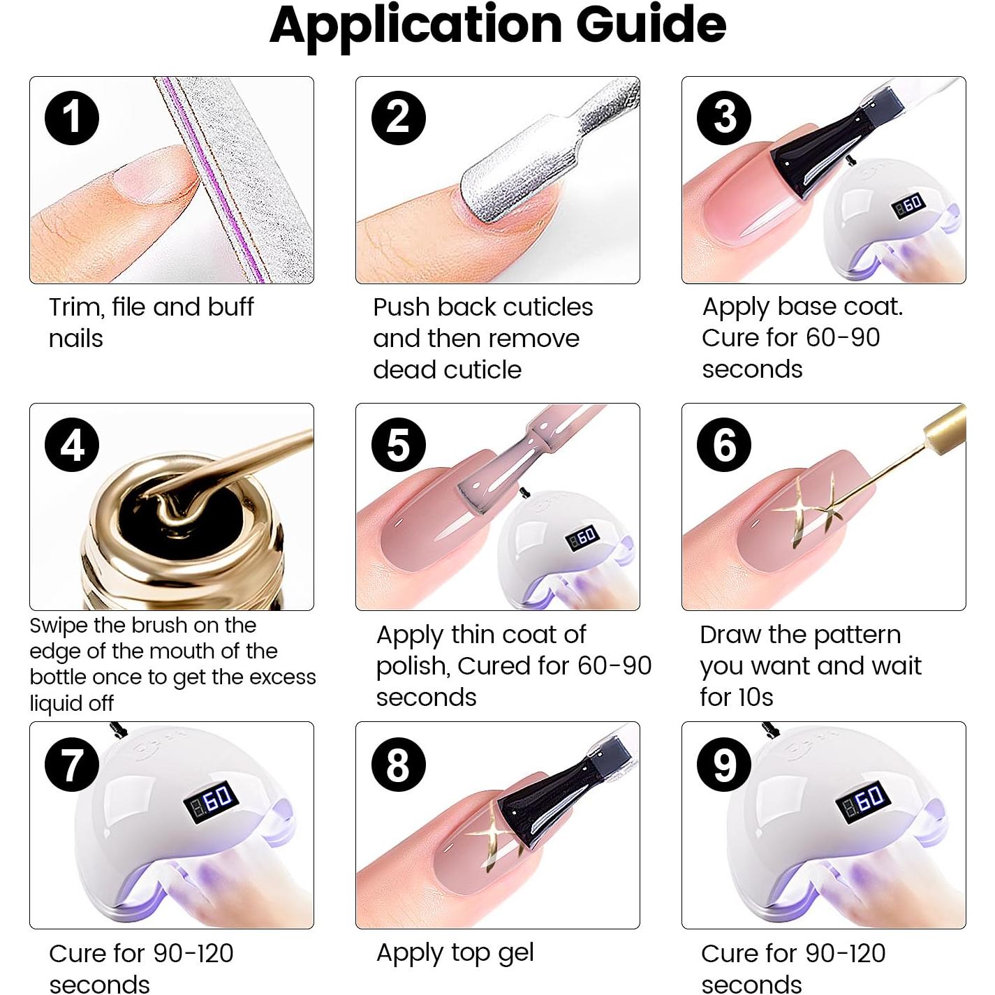 Set de 2 Gel Liner Metálico RARJSM Plata y Bronce Oro 8ml