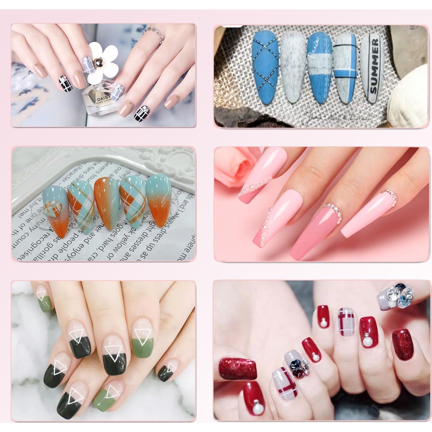 Kit de Herramientas para Arte de Uñas HomTop - 15 Pinceles y 5 Bolígrafos