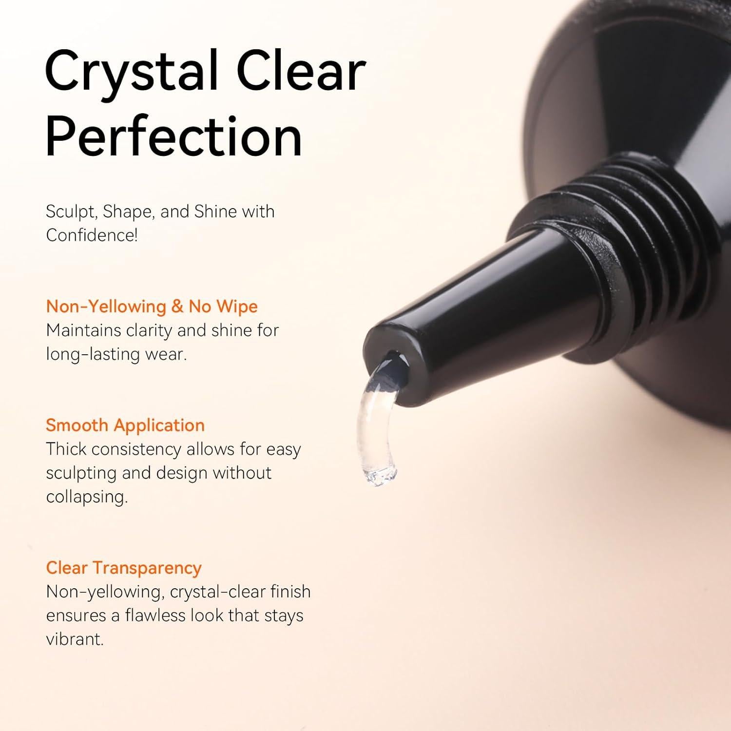 Gel Escultor de Uñas 3D Makartt 15g Transparente para DIY