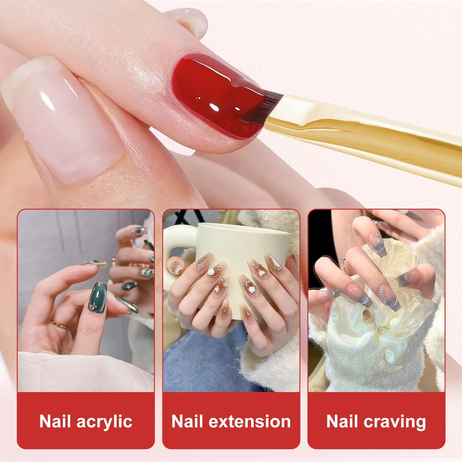 Juego de Pinceles para Uñas Acrílicas MUSILAN 10 Piezas