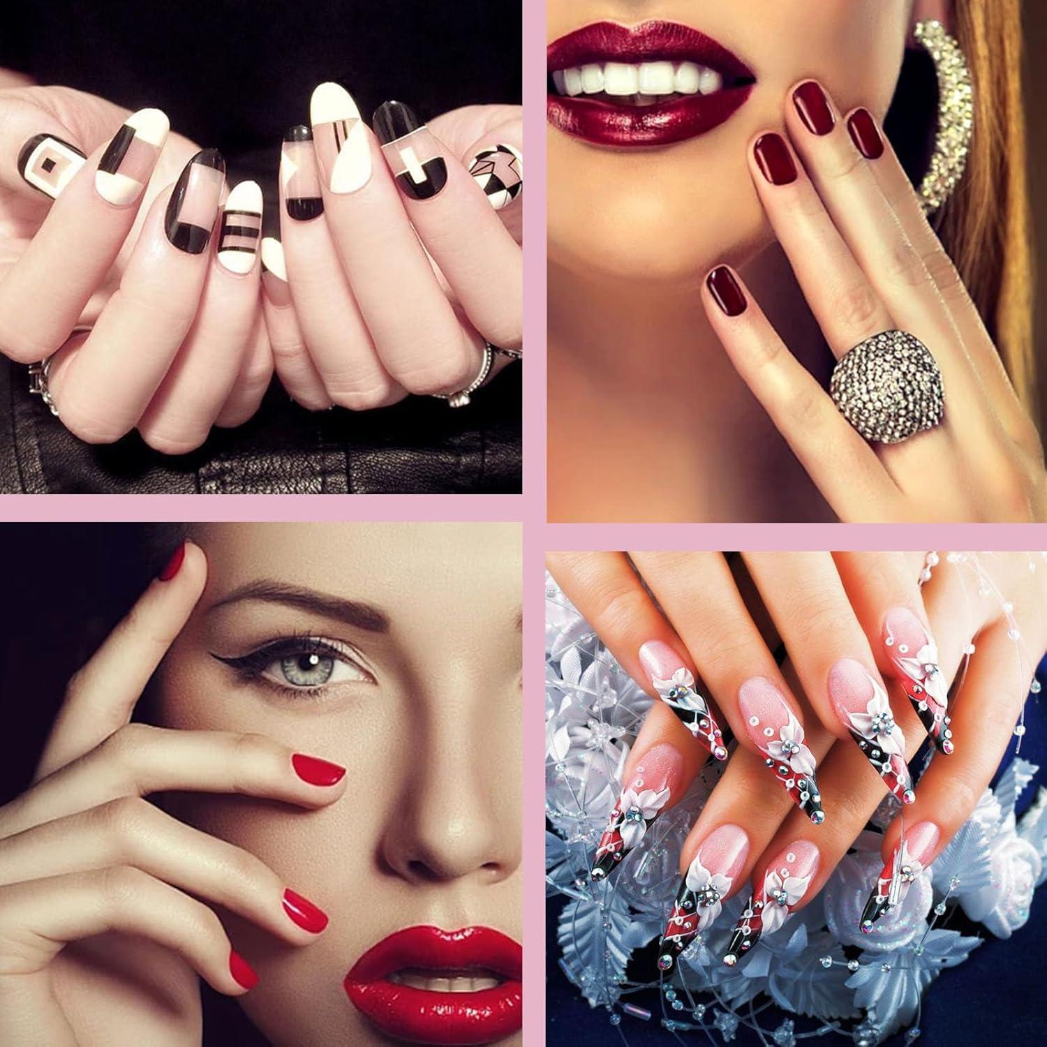 Pincel de Uñas Acrílico KEMEISI #10 21.78cm Rosa Profesional