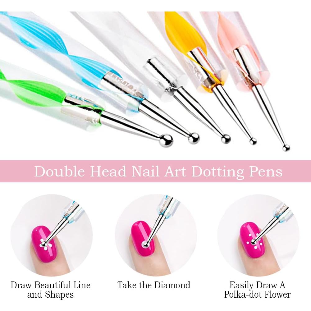 Juego de Herramientas de Uñas 27 Piezas DIYCICO