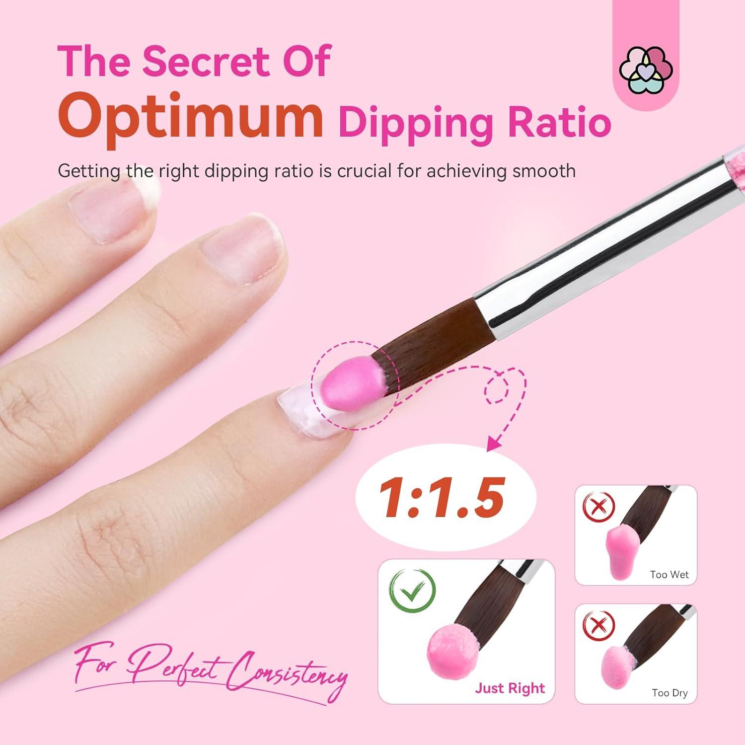 Conjunto de Pinceles Acrílicos Saviland 3 Piezas 6-8-12