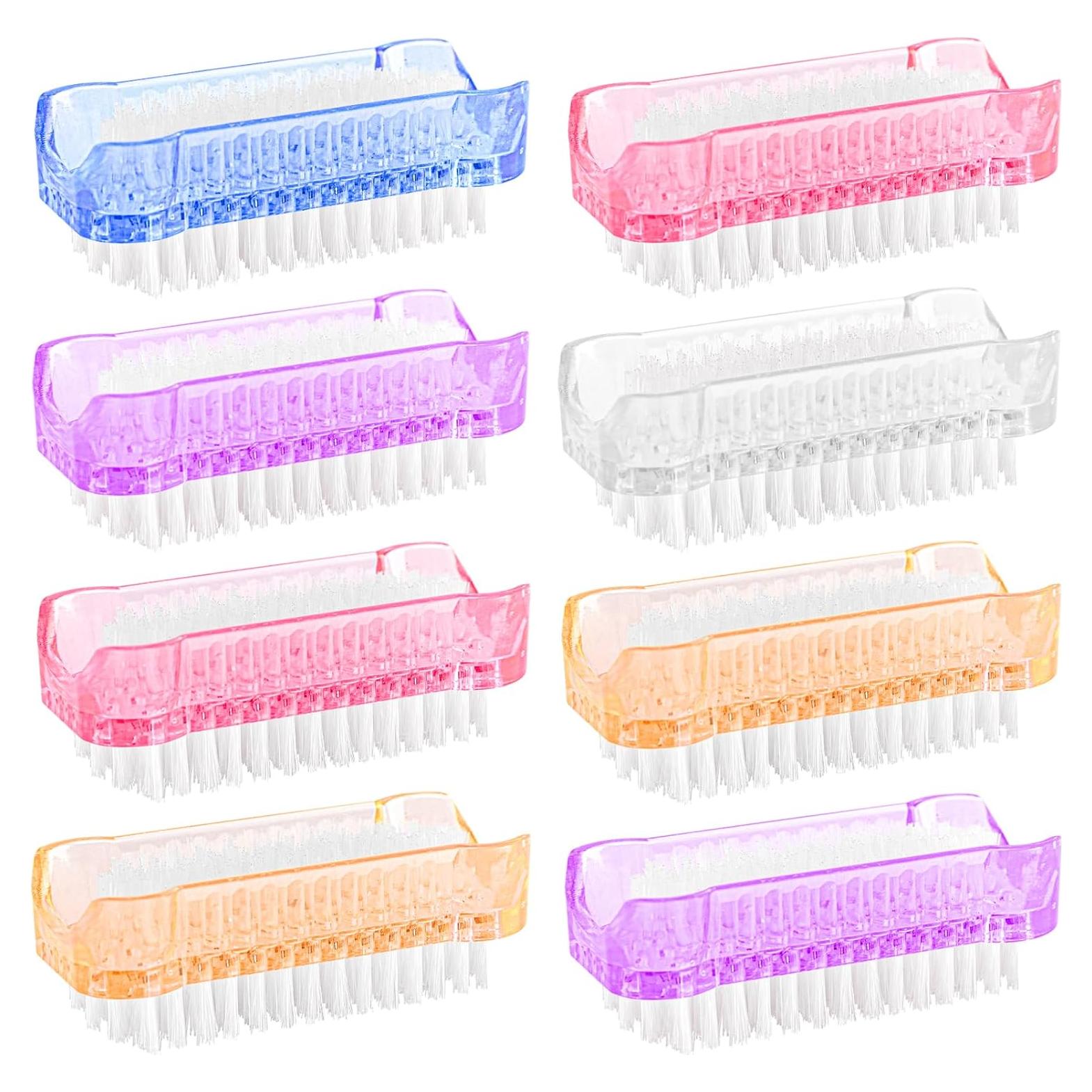 Kit de Cepillos de Uñas Doble Cara NICEMOVIC - 8 Piezas