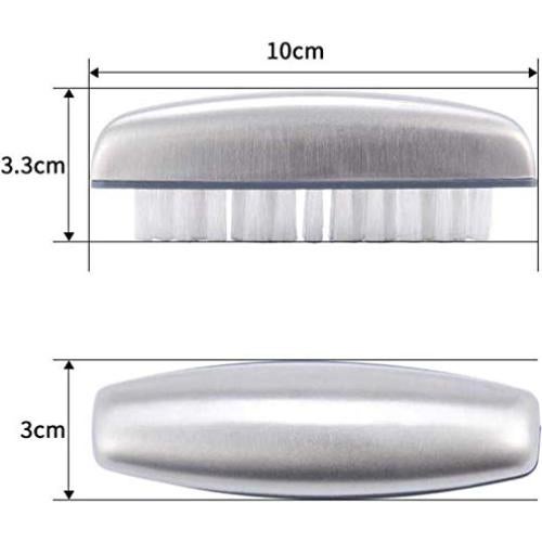 Cepillo limpiador de acero inoxidable Honomo para manos y uñas