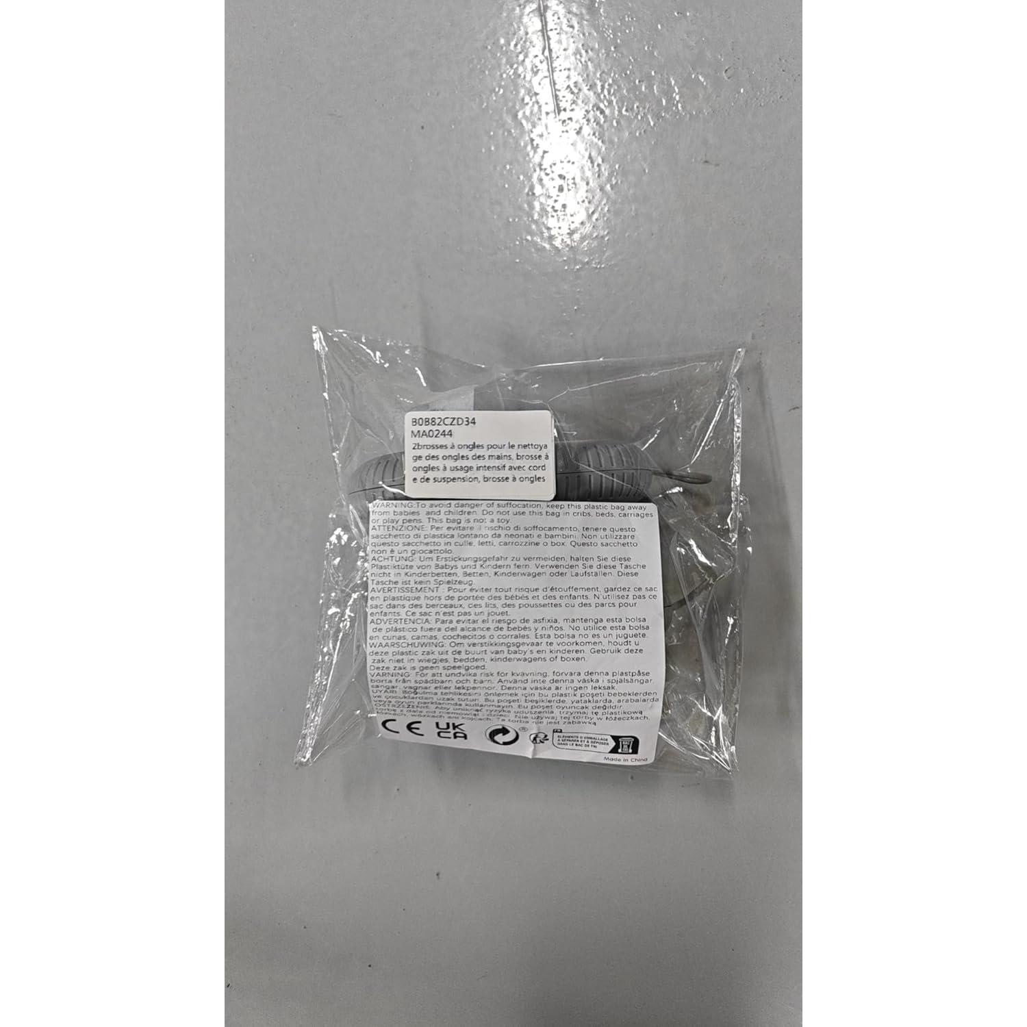 Cepillo de Uñas de Mano CANIPHA 2 Pcs Antideslizante 15.24 cm