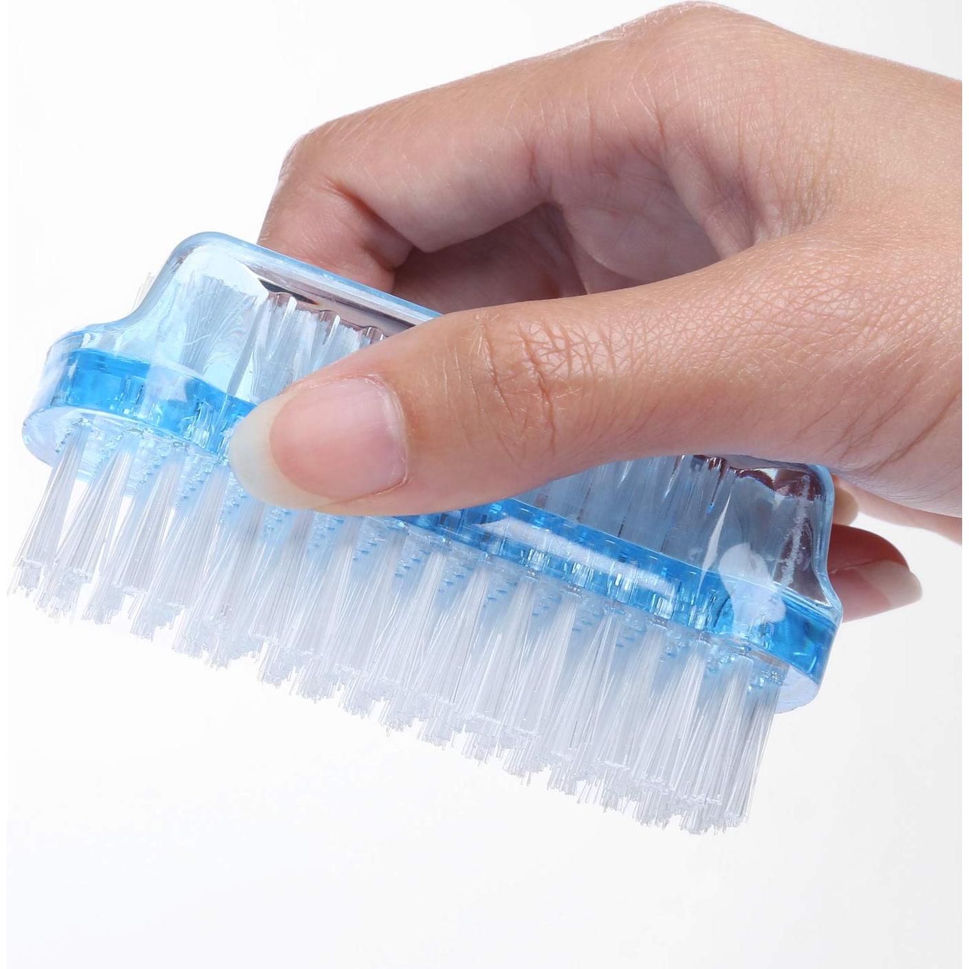 Cepillo de Uñas Doble Cara BTYMS - 6 Pcs, Limpieza Manos y Pies