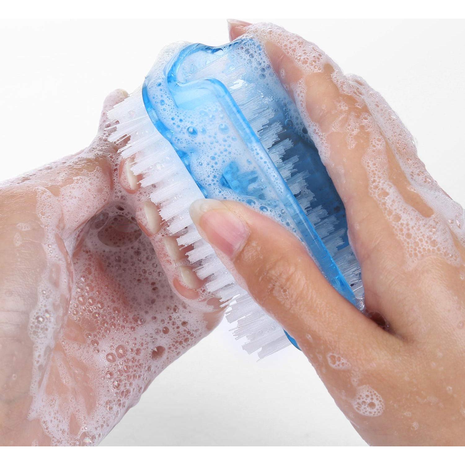 Cepillo de Uñas Doble Cara BTYMS - 6 Pcs, Limpieza Manos y Pies