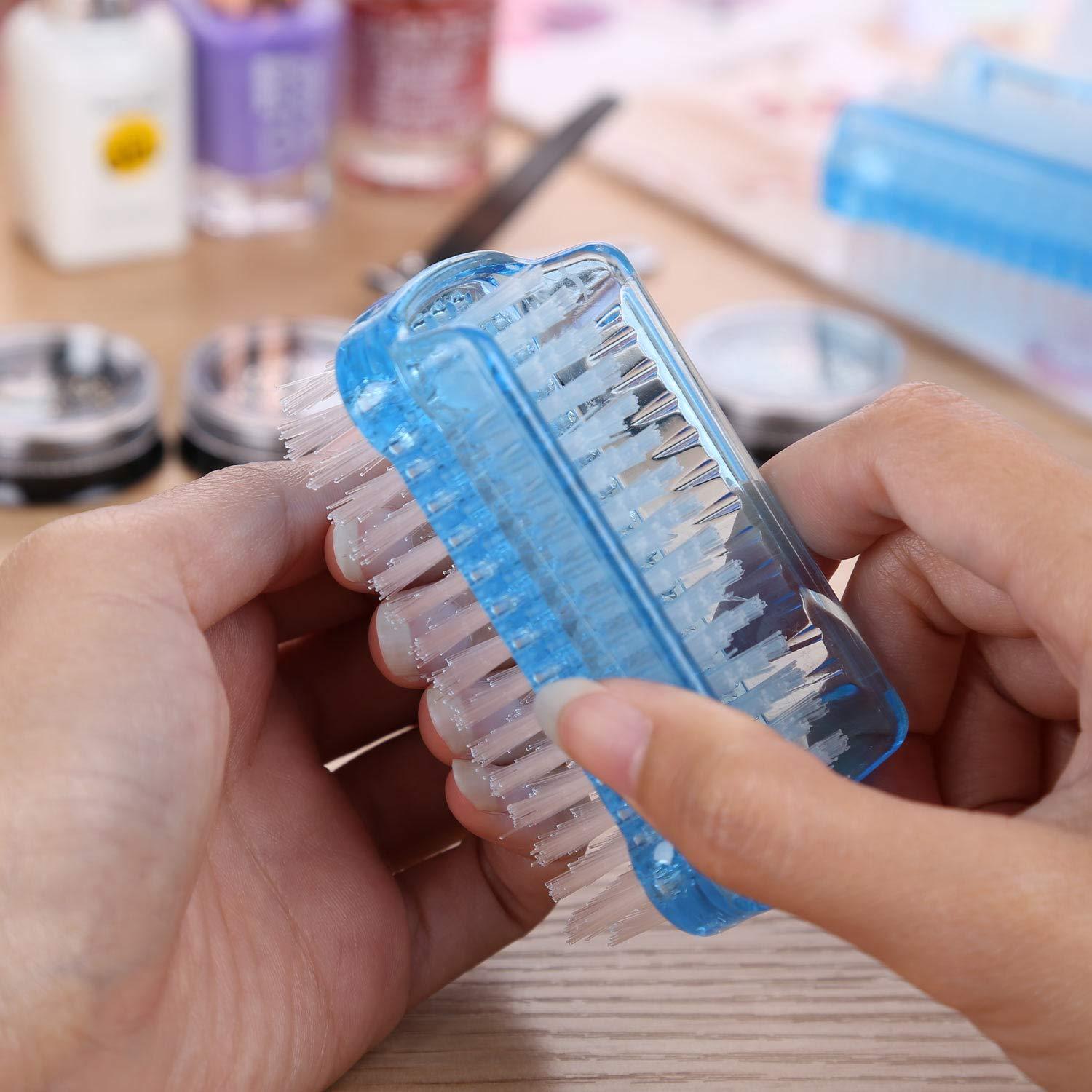 Cepillo de Uñas Doble Cara BTYMS - 6 Pcs, Limpieza Manos y Pies