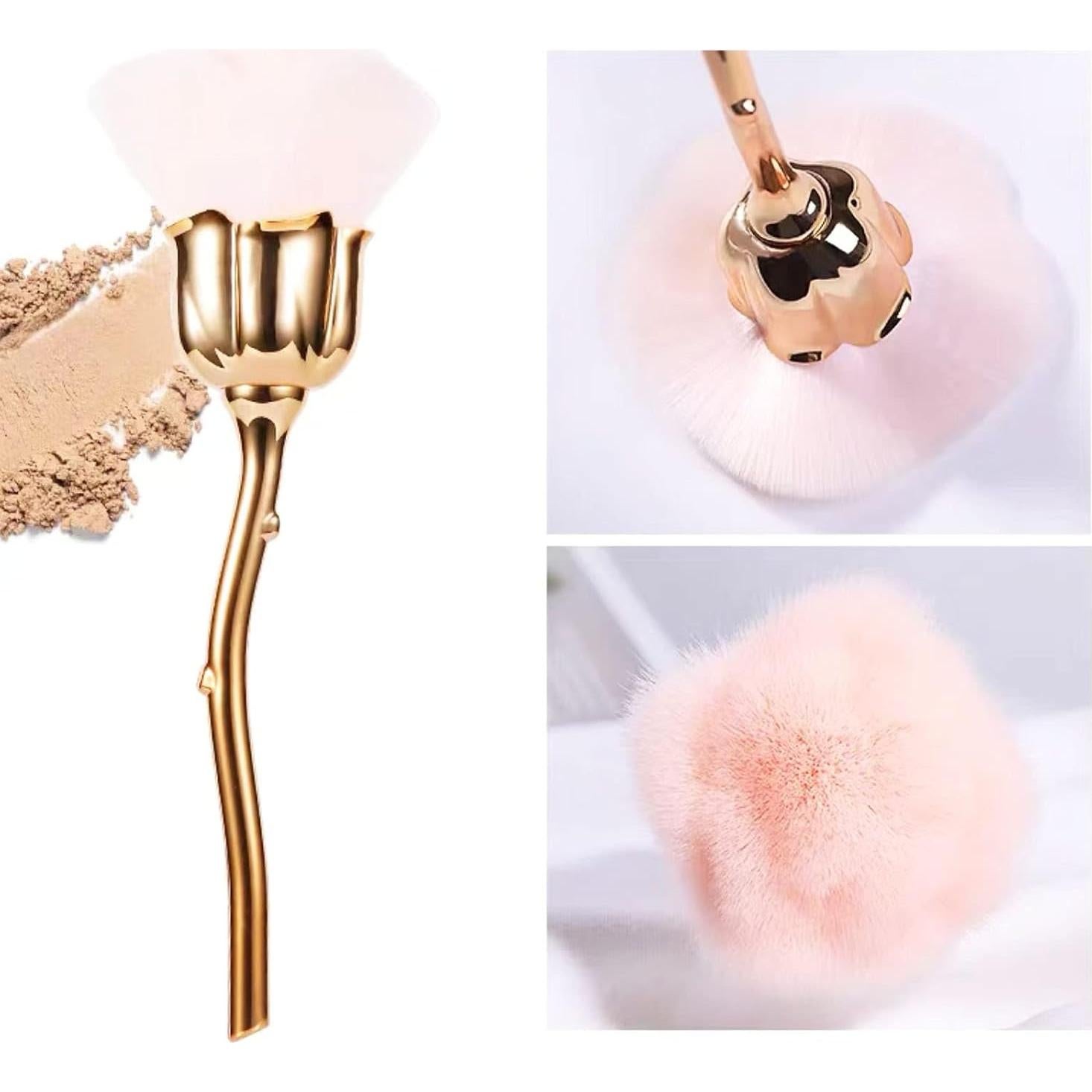 3 Cepillos Limpiadores de Polvo para Uñas GeoGeoDIY