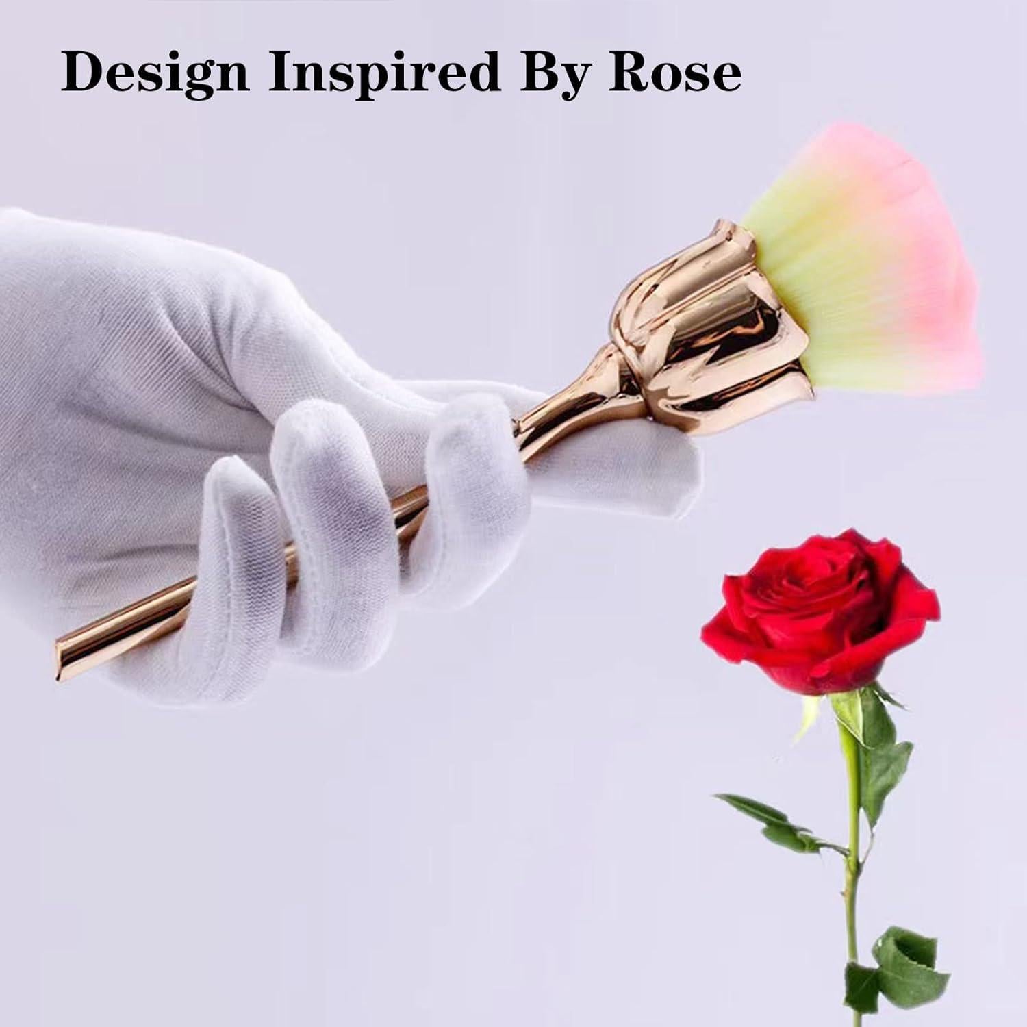 3 Cepillos Limpiadores de Polvo para Uñas GeoGeoDIY