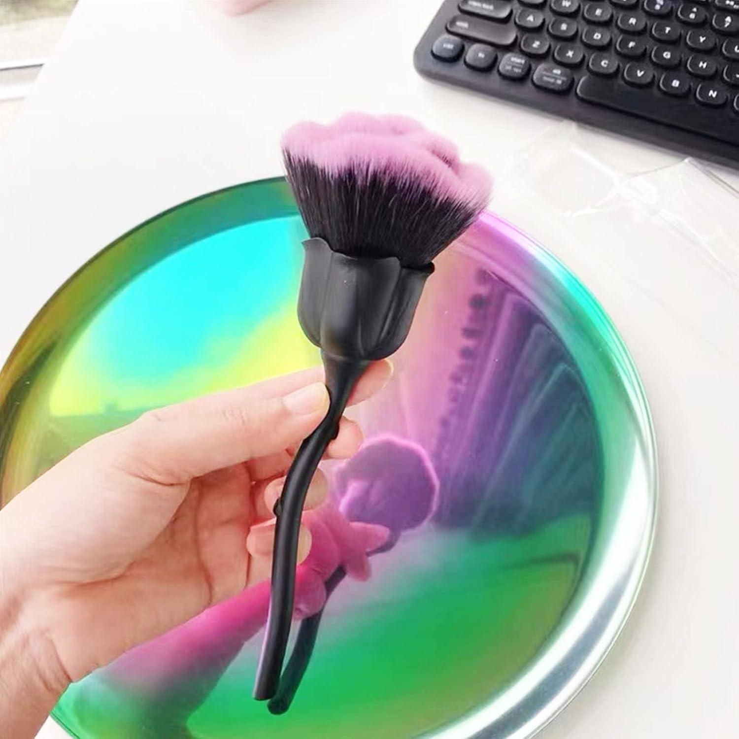 3 Cepillos Limpiadores de Polvo para Uñas GeoGeoDIY