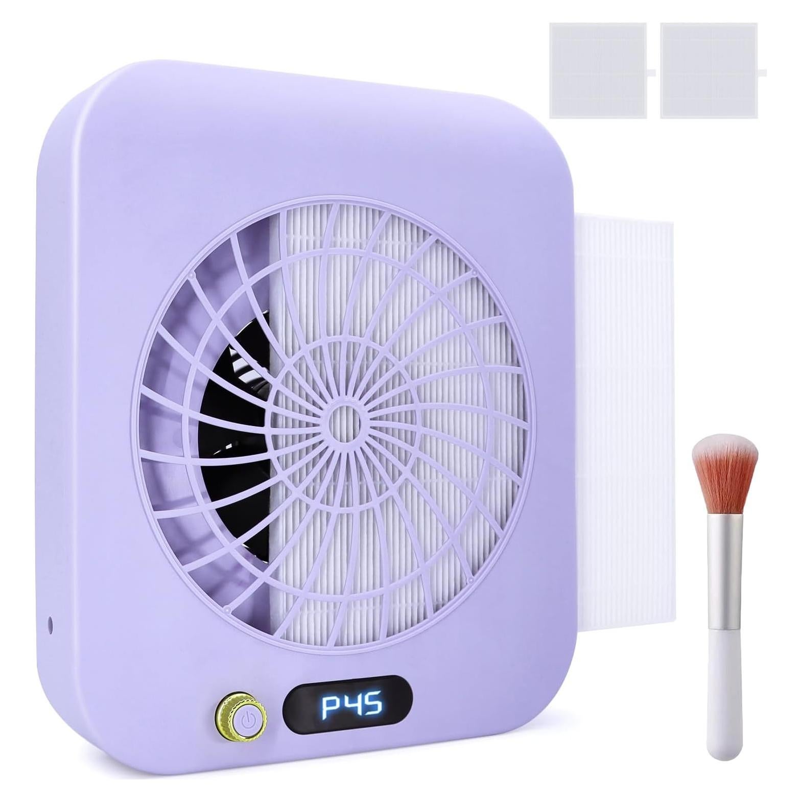Colector de Polvo de Uñas FamilyKit - Ventilador Aspirador con 2 Filtros HEPA