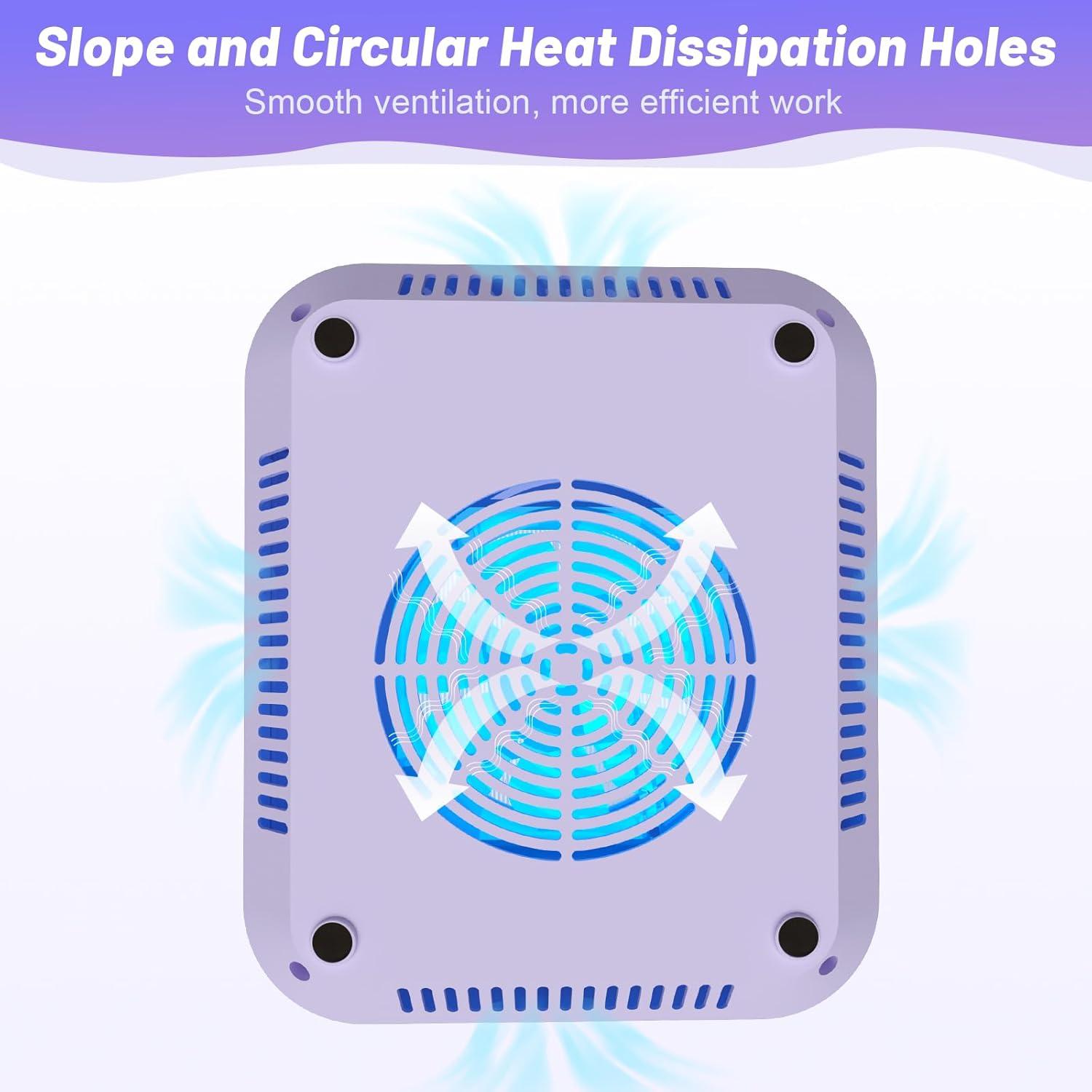 Colector de Polvo de Uñas FamilyKit - Ventilador Aspirador con 2 Filtros HEPA