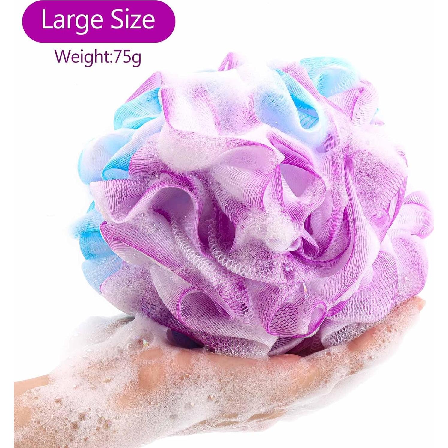 Esponjas de Ducha Exfoliantes BTYMS - Set de 4 Colores