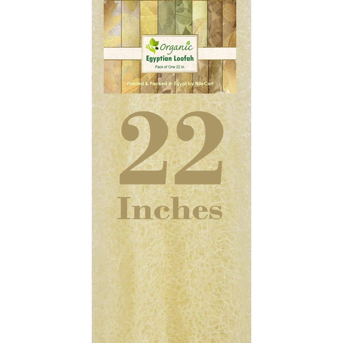 Esponja de Lufa Egipcia Natural NileCart 56 cm - Exfoliante Ecológico