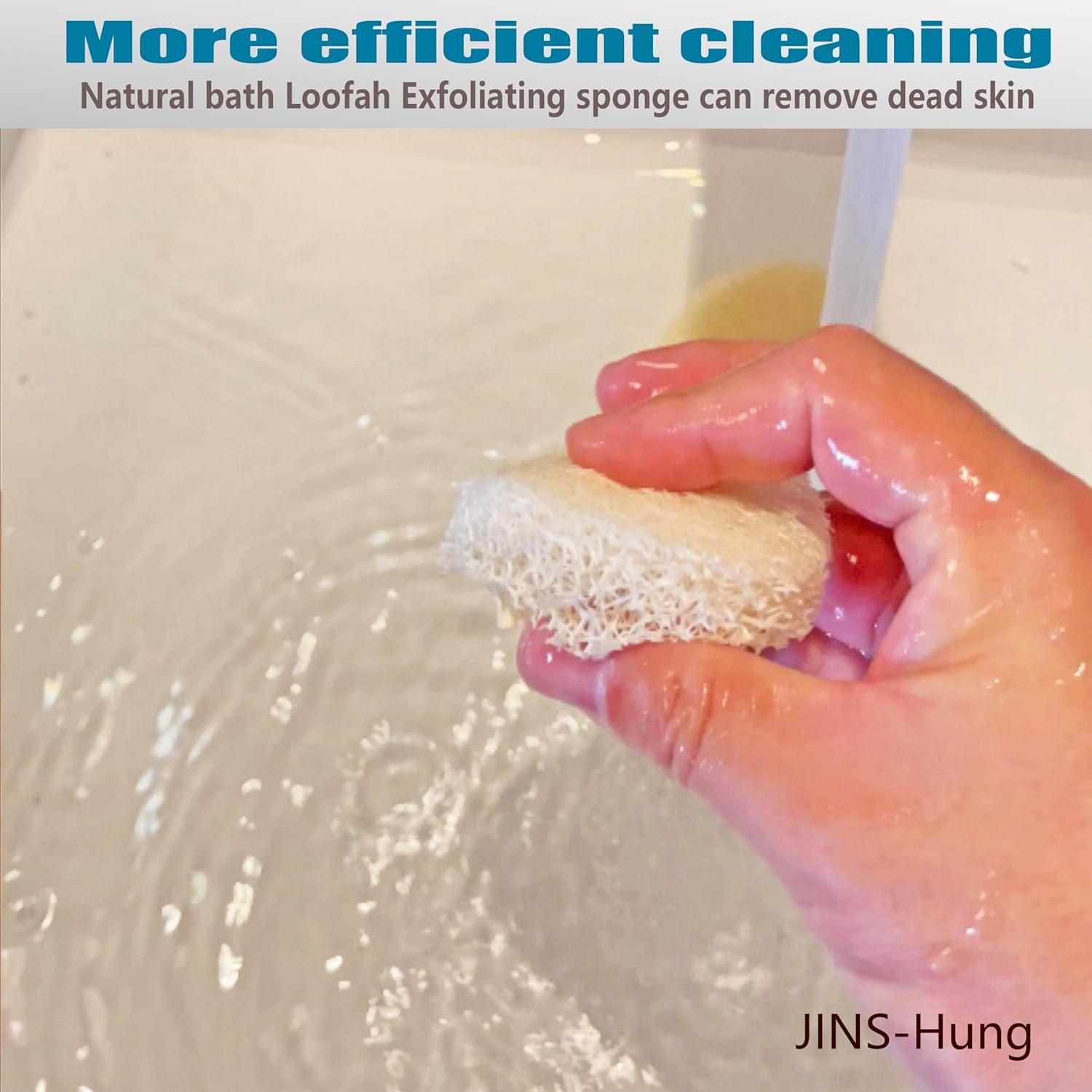 Paquete de 18 Esponjas de Lufa Natural Exfoliantes 6cm