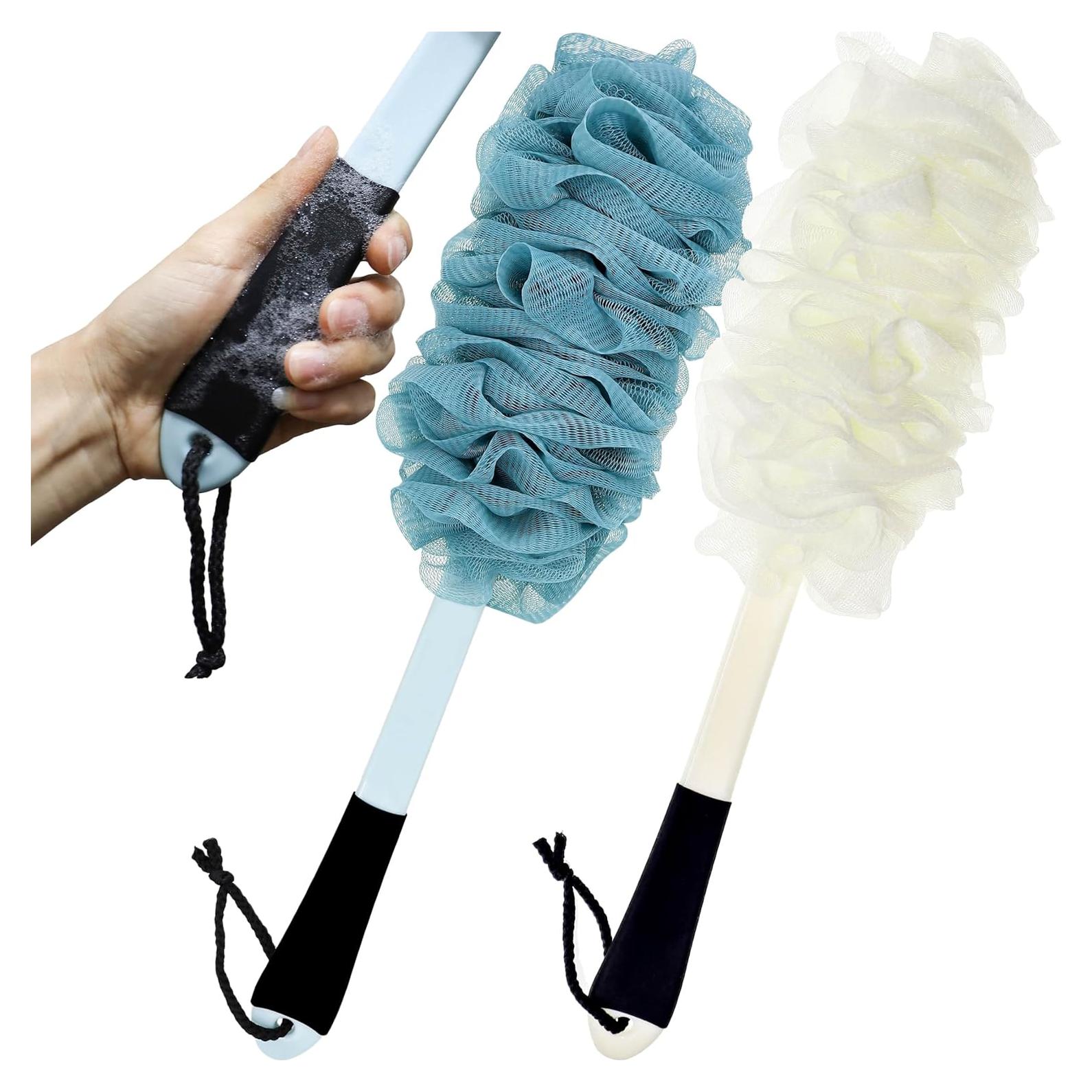 Esponja de Espalda para Ducha Jxicleang con Mango Antideslizante