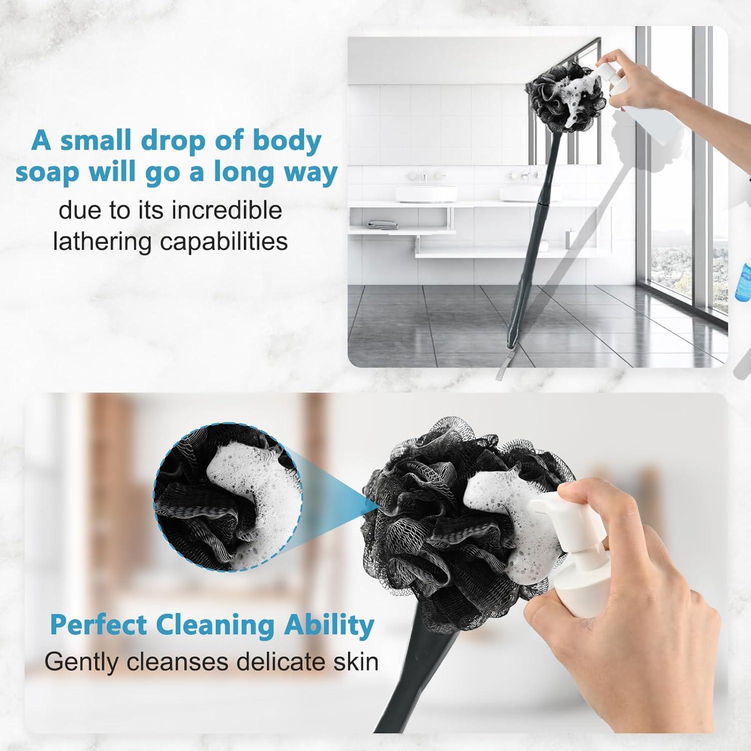 Esponja de Lufa con Mango UHIAGREE 52 cm Exfoliante Ducha