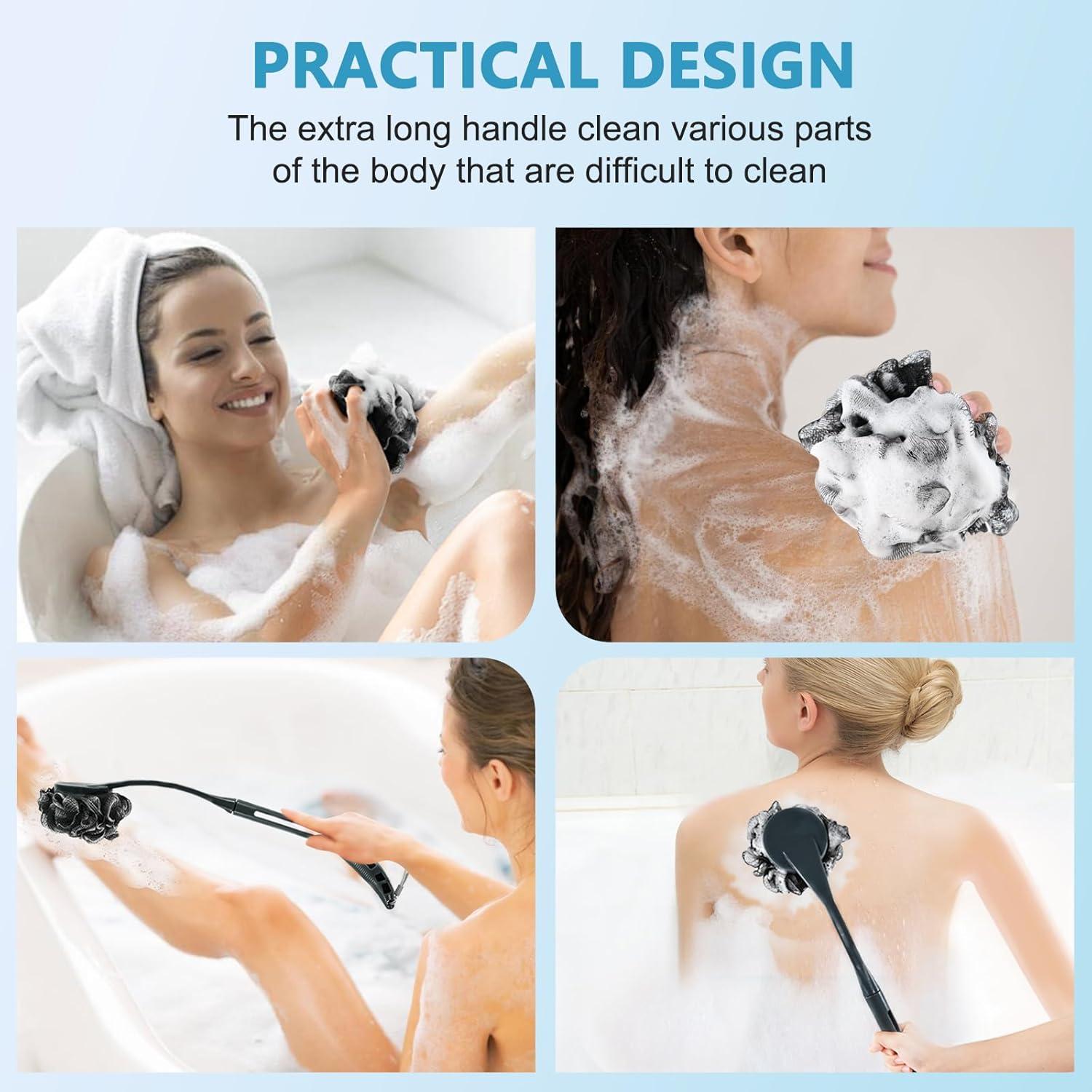 Esponja de Lufa con Mango UHIAGREE 52 cm Exfoliante Ducha