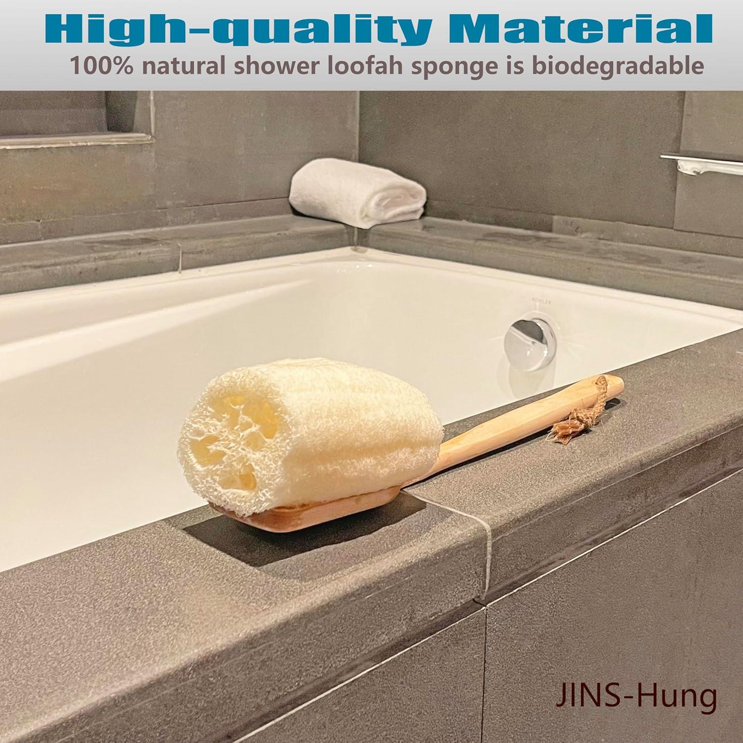 Esponja de Baño Exfoliante Lufa Natural Tang Karrey 42x9cm