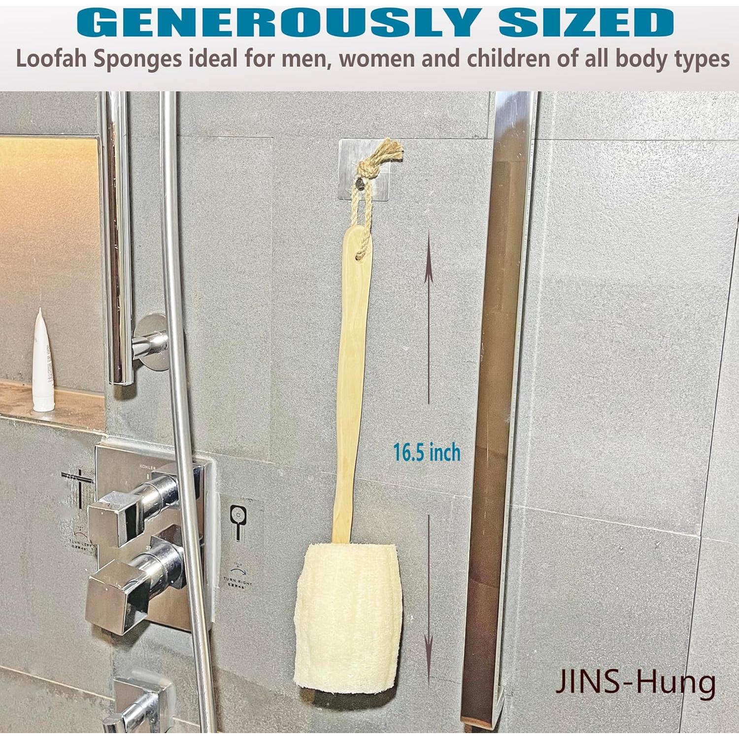 Esponja de Baño Exfoliante Lufa Natural Tang Karrey 42x9cm