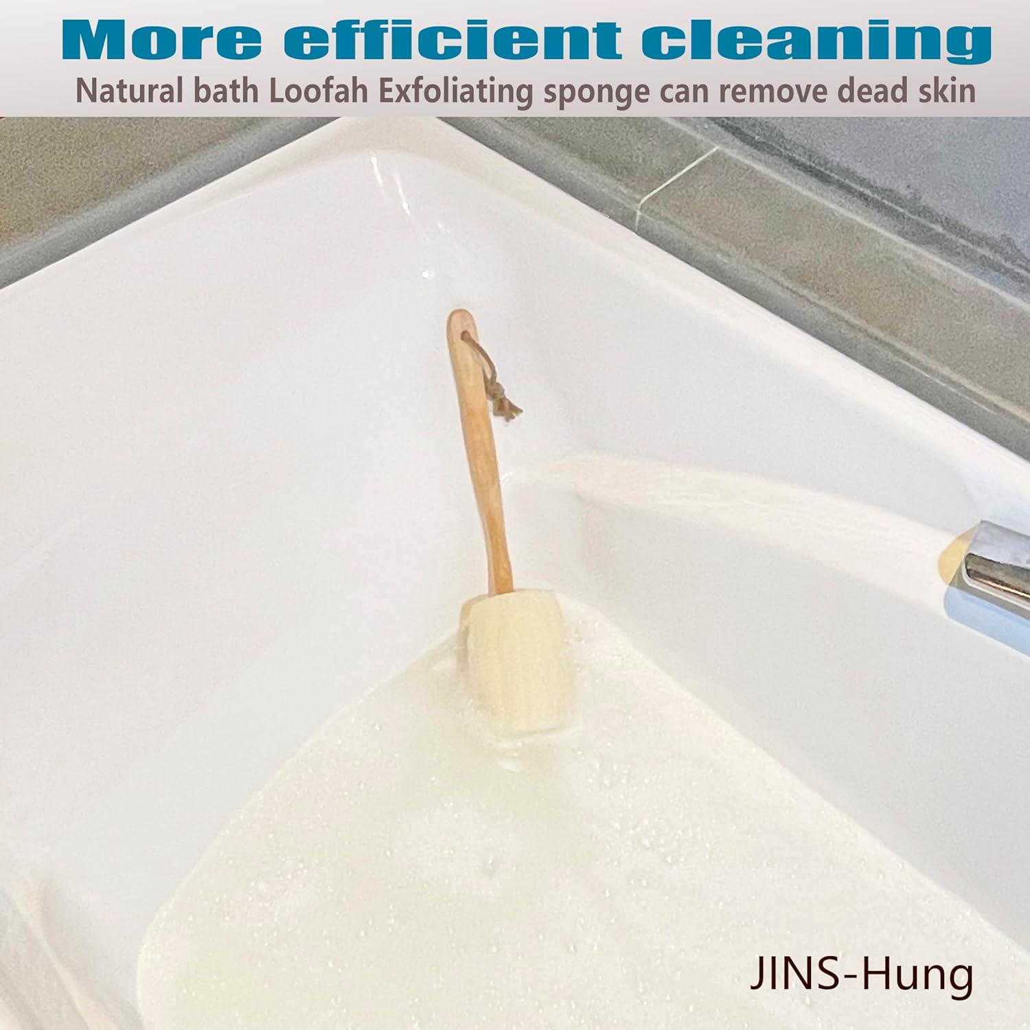 Esponja de Baño Exfoliante Lufa Natural Tang Karrey 42x9cm