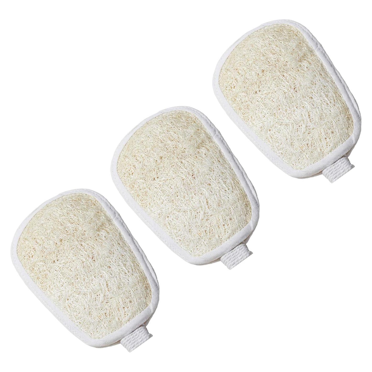 Recarga de esponja de luffa FAAY para cepillo de espalda, 3 unidades