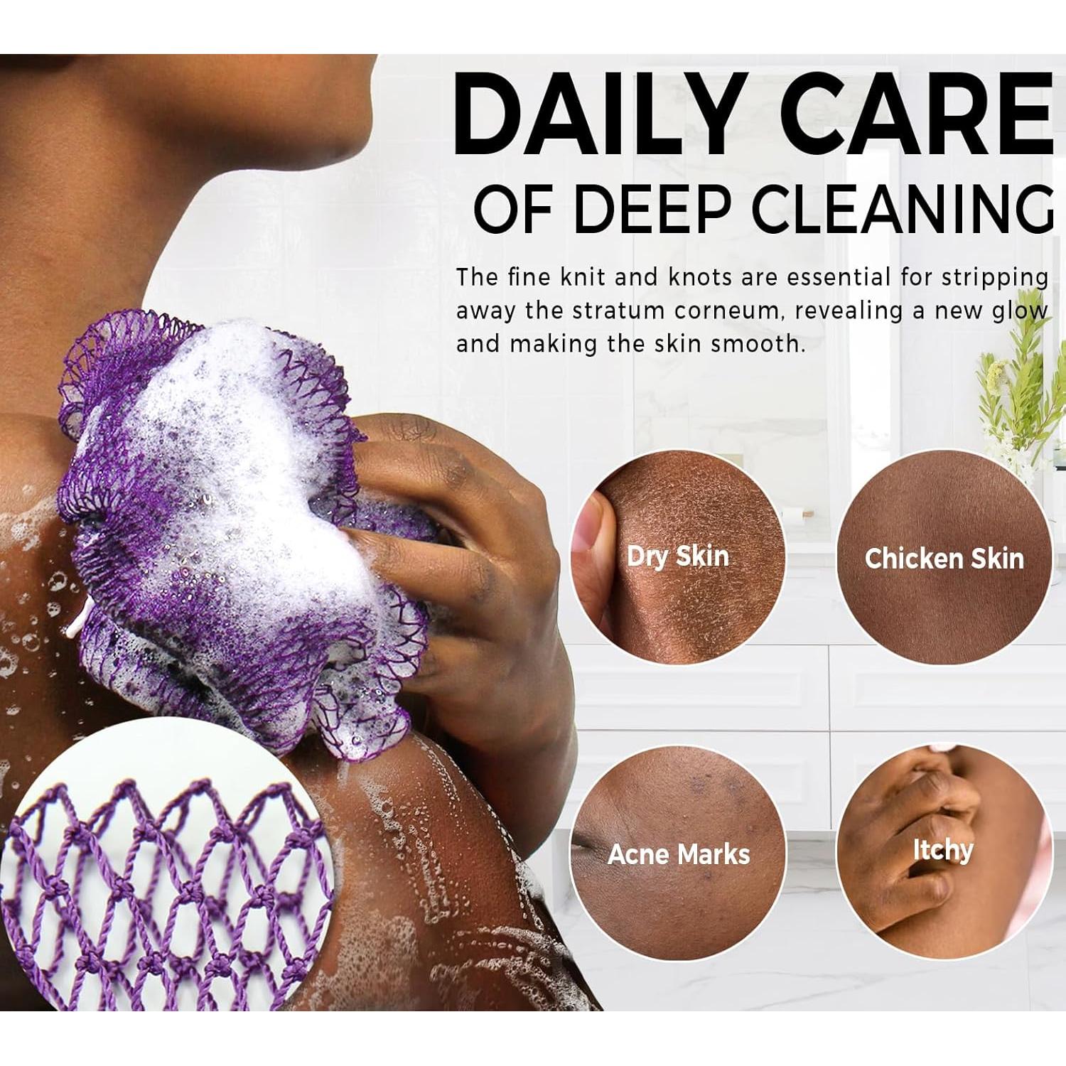 Esponja de Red Africana RelaxScene - 2 Piezas Exfoliantes