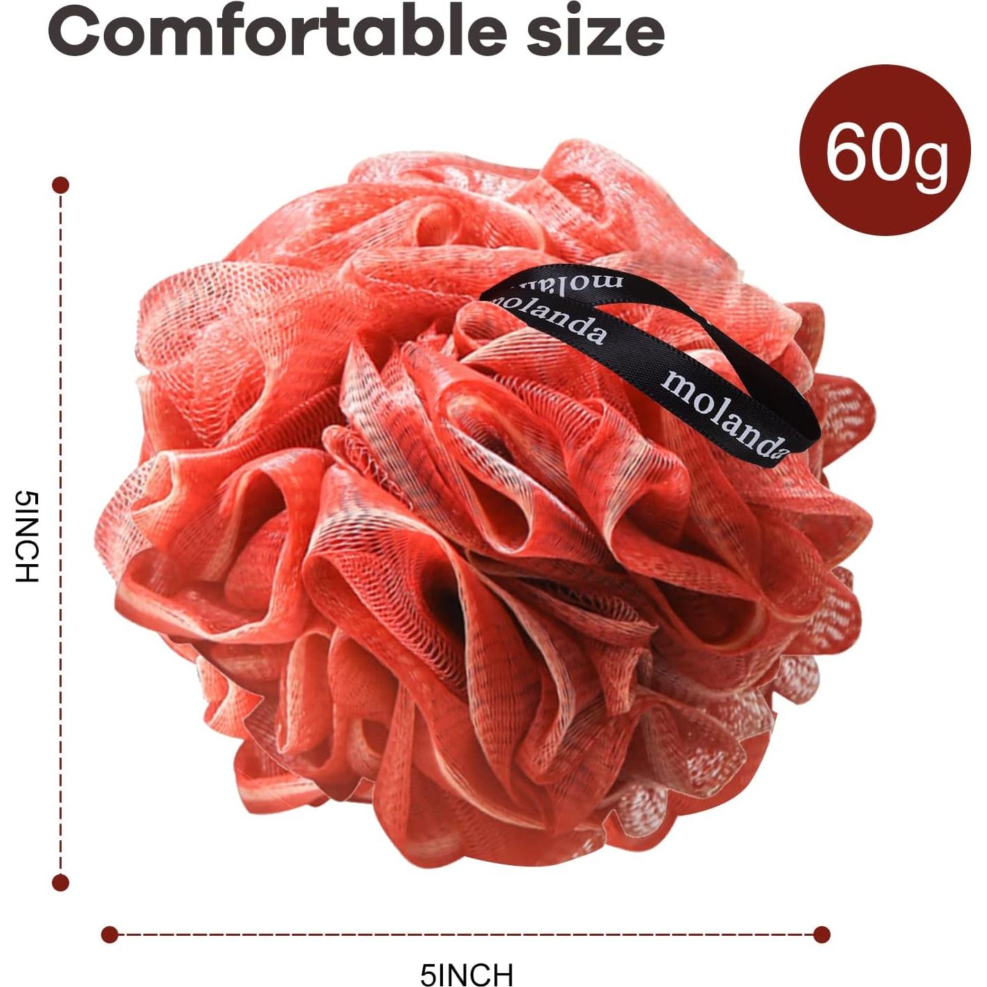 Esponjas de Loofah Molanda - Exfoliación Suave, Paquete de 2