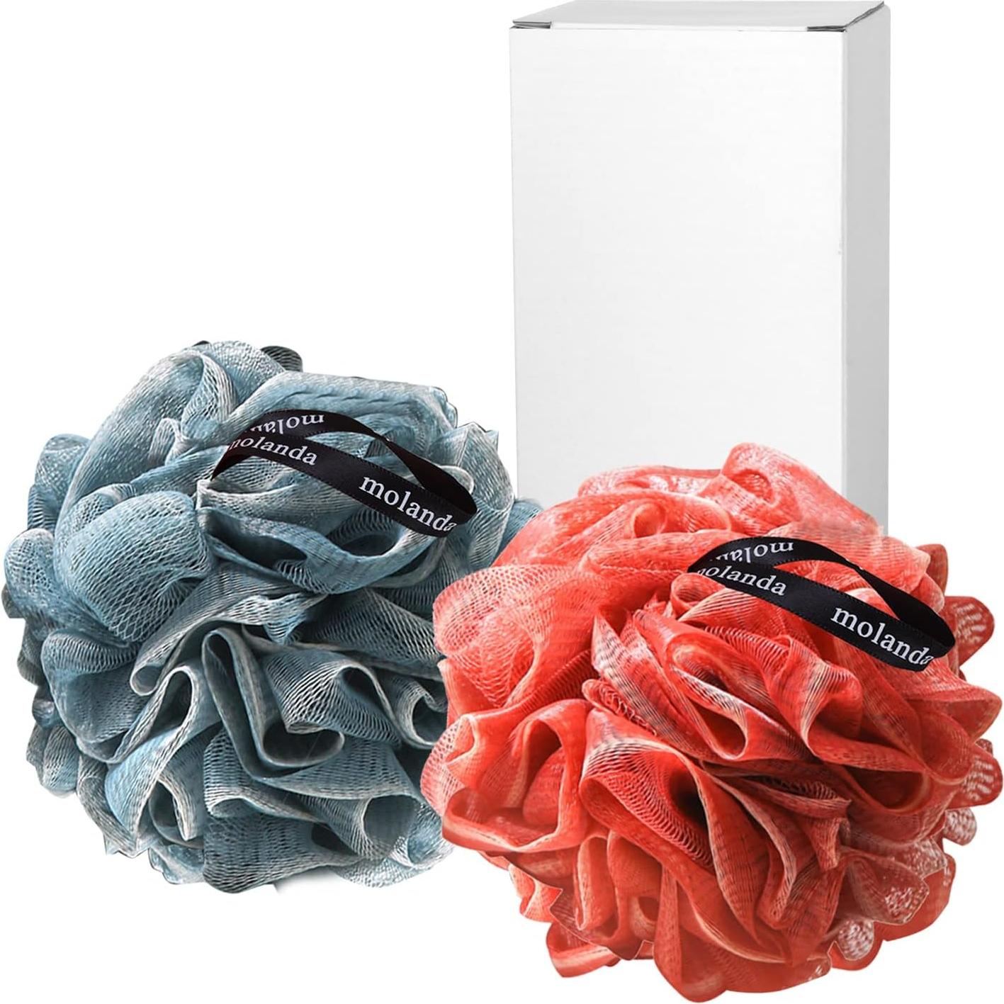 Esponjas de Loofah Molanda - Exfoliación Suave, Paquete de 2