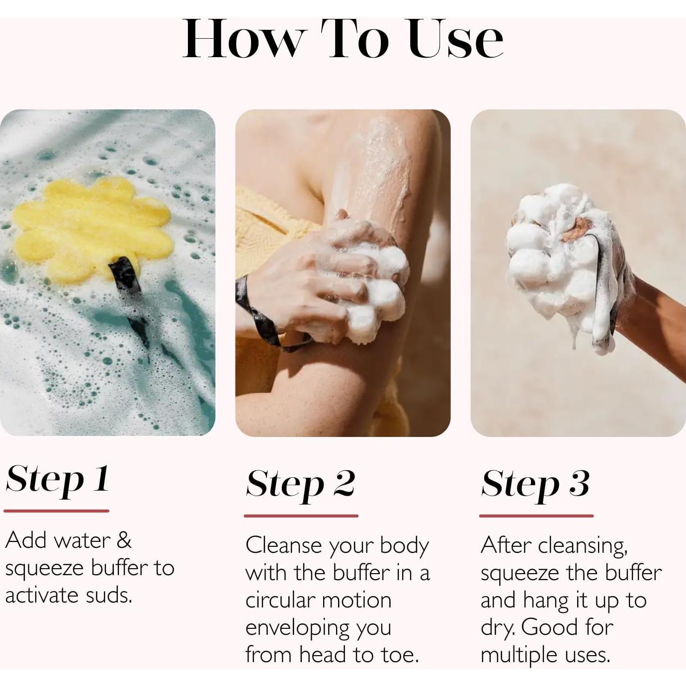 Esponja Exfoliante Spongelle Coco Verbena 1 Cuenta 14+ Usos