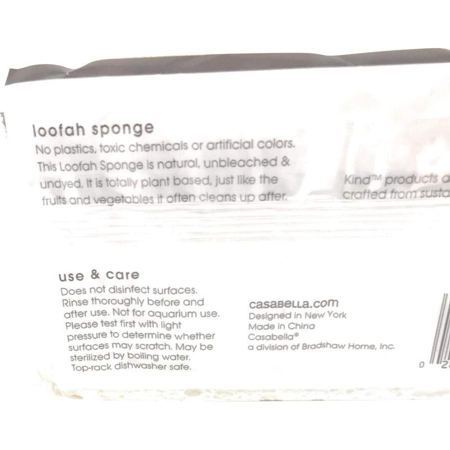 Esponja Loofah CASABELLA 2 Unidades a Base de Plantas