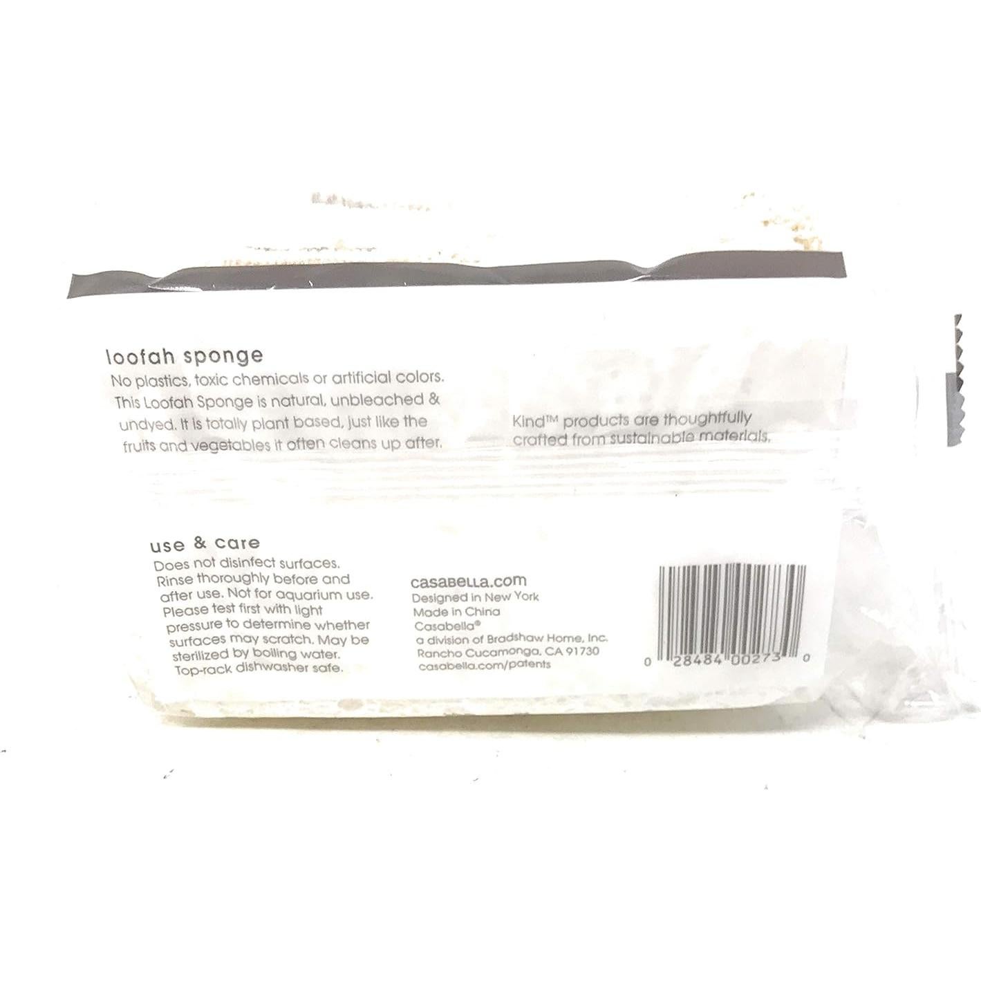 Esponja Loofah CASABELLA 2 Unidades a Base de Plantas