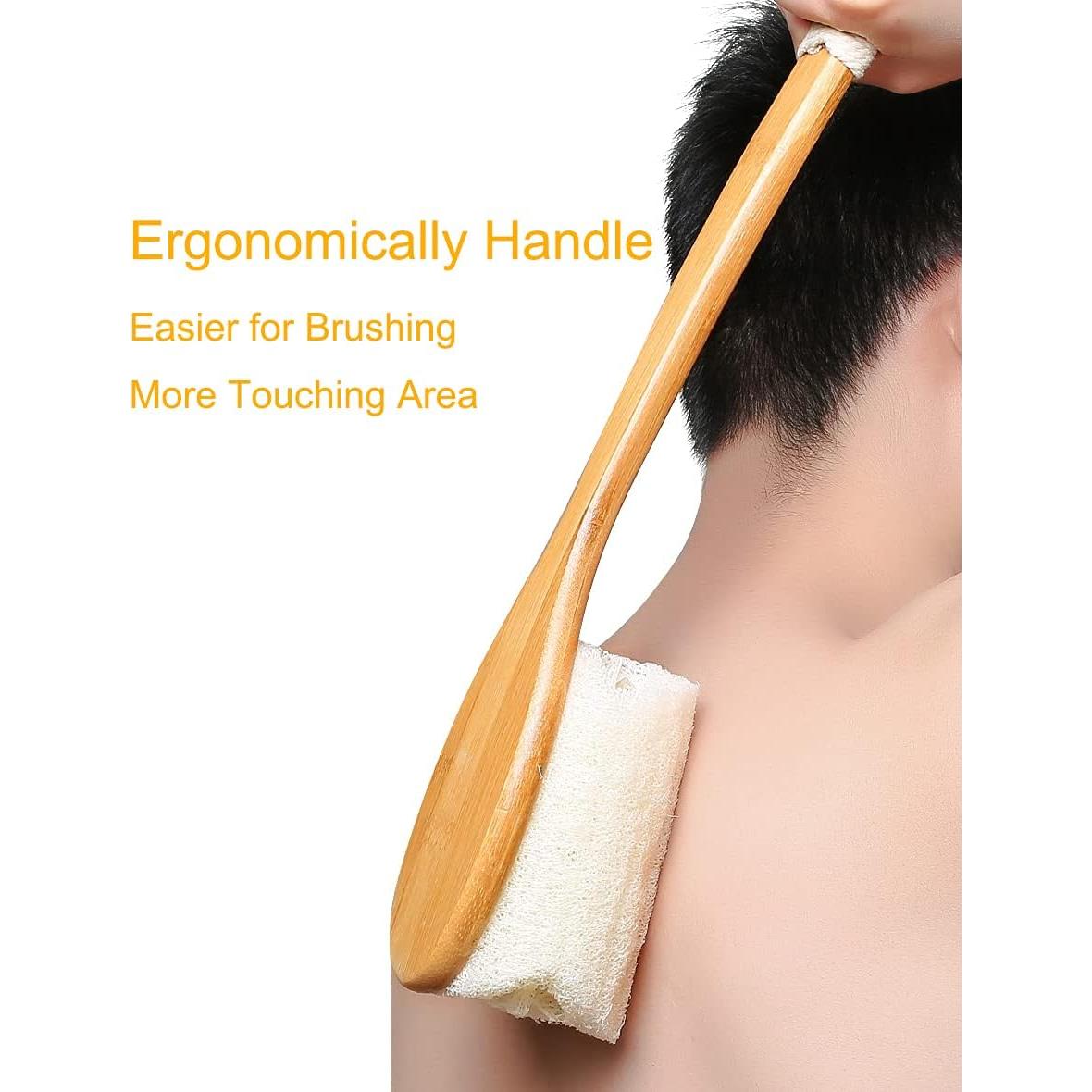 Cepillo de Espalda Leotruny Lufa Natural 43.18 cm Paquete de 2