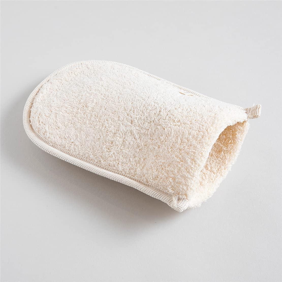 Guante Exfoliante de Loofah Natural EUROPEAN M6 - Doble Cara