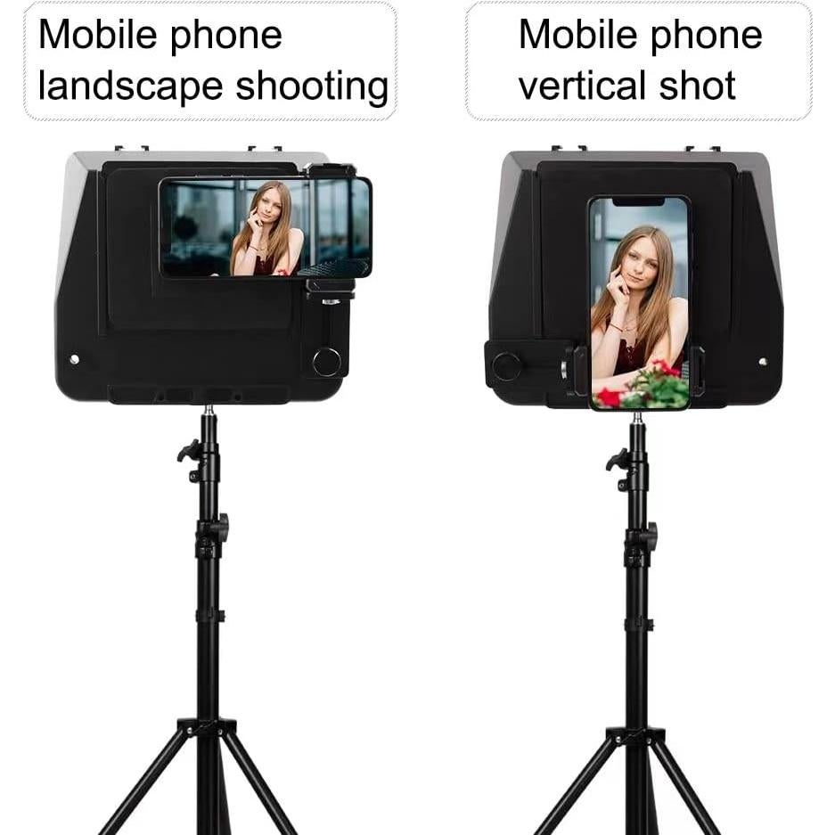 Teleprompter Inmei Portátil para Smartphone y DSLR 20.2x14.5cm
