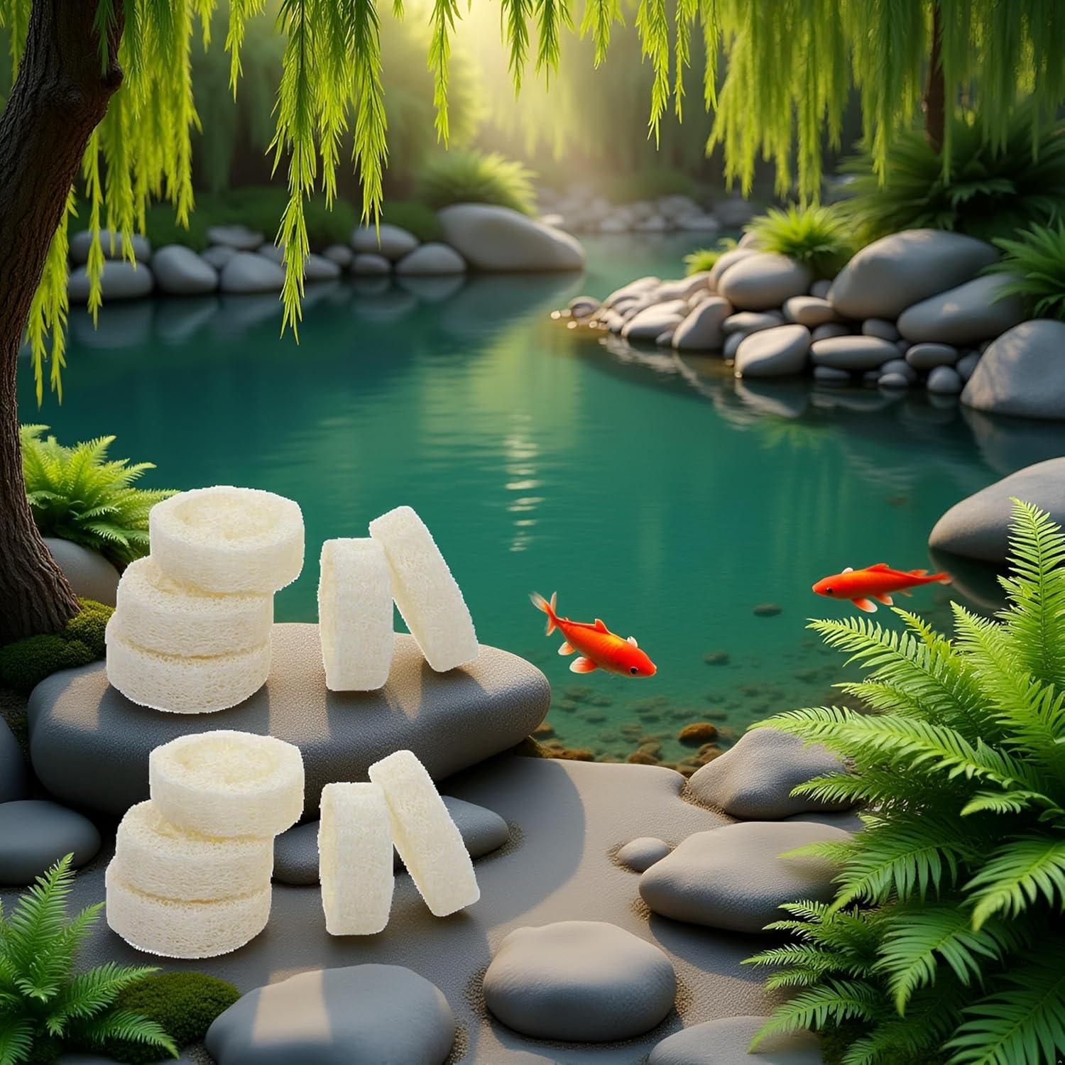 10 Rodajas de Luffa Natural Exfoliante para Jabón - GANPUB