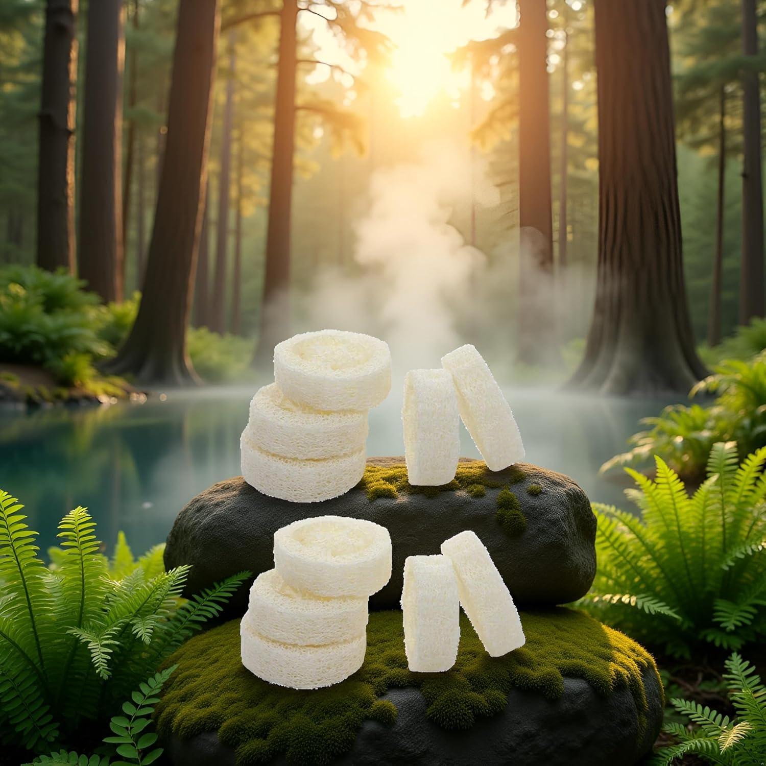 10 Rodajas de Luffa Natural Exfoliante para Jabón - GANPUB