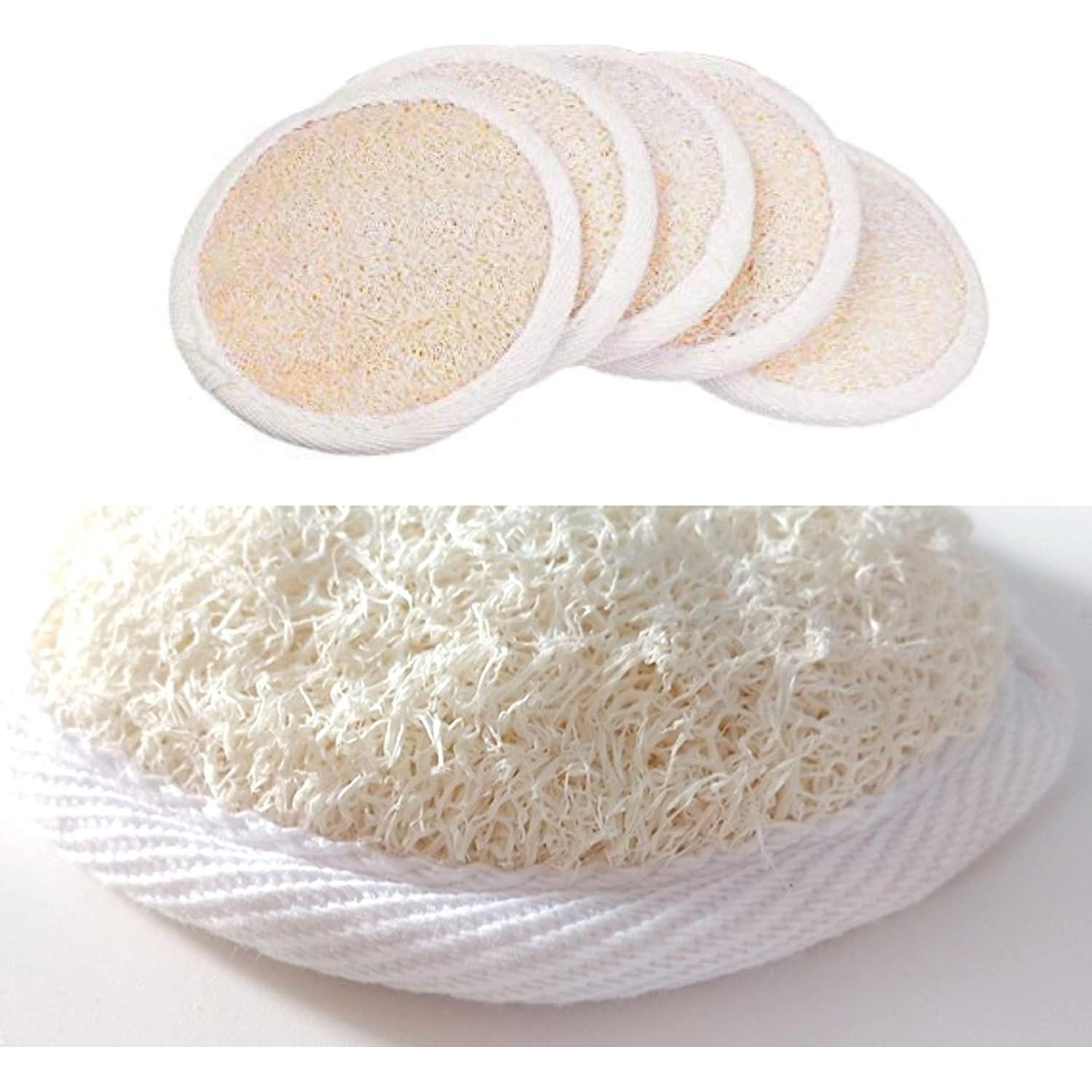 Esponjas de Lufa Natural Eco-Fused - Paquete de 5 Unidades