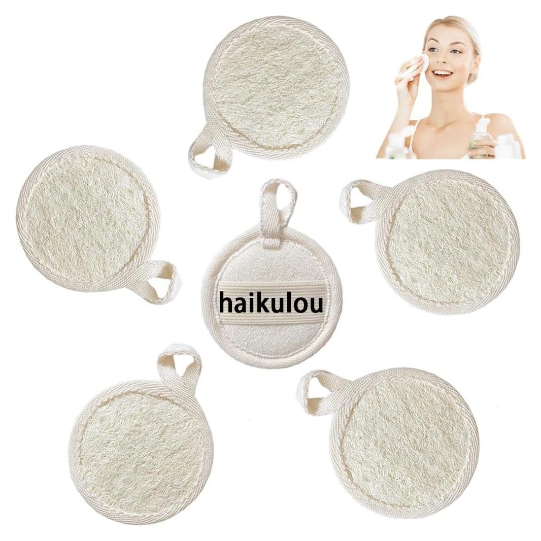Esponjas Exfoliantes de Lufa Natural SHENGZHENFUSHI - 6 Piezas