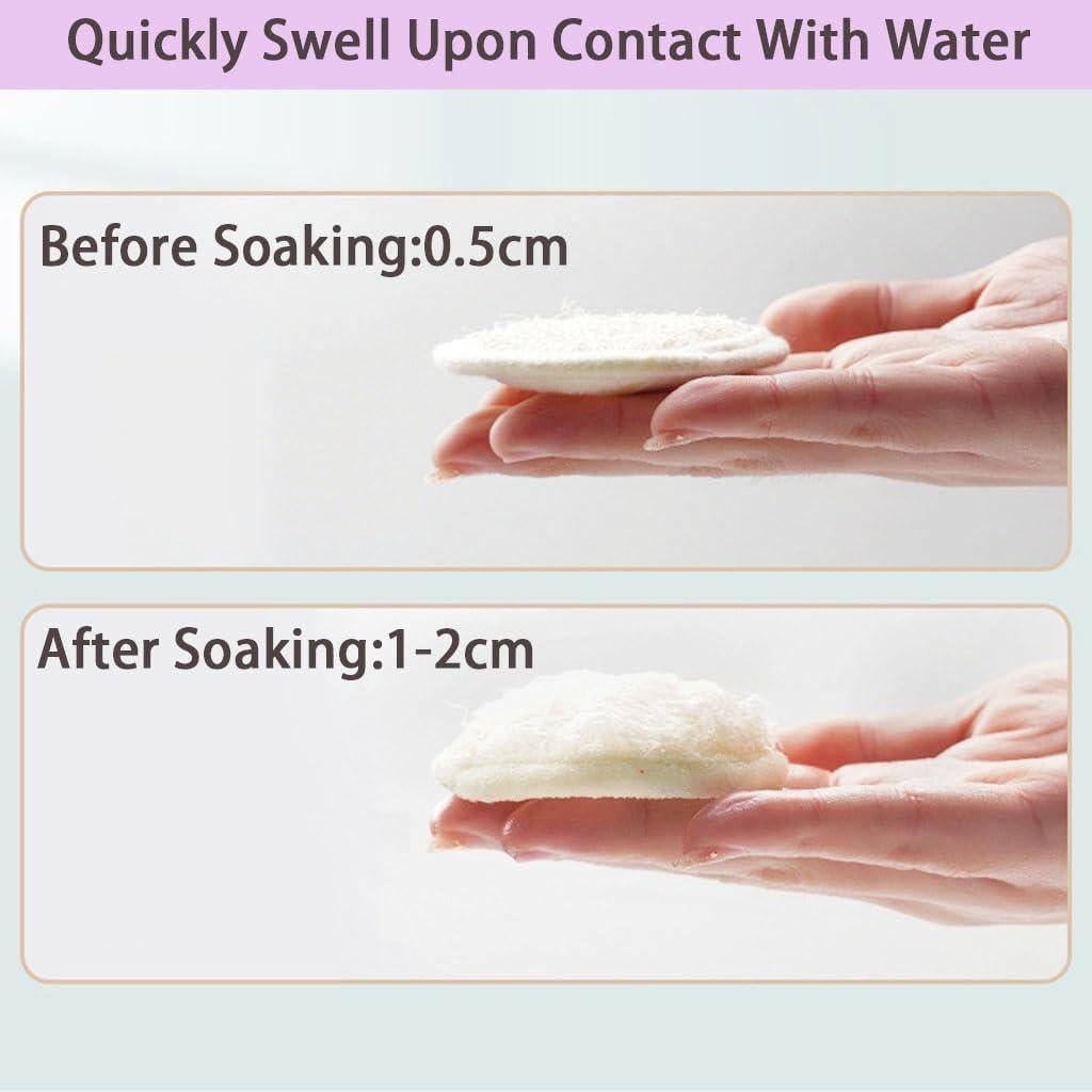 Esponjas Exfoliantes de Lufa Natural SHENGZHENFUSHI - 6 Piezas