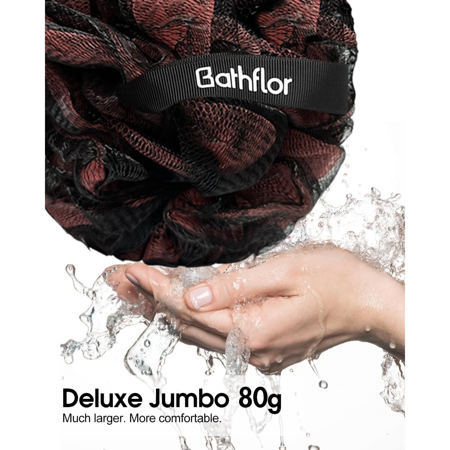 Esponja de Loofah XL 80g Bathflor con Mango Largo 43cm