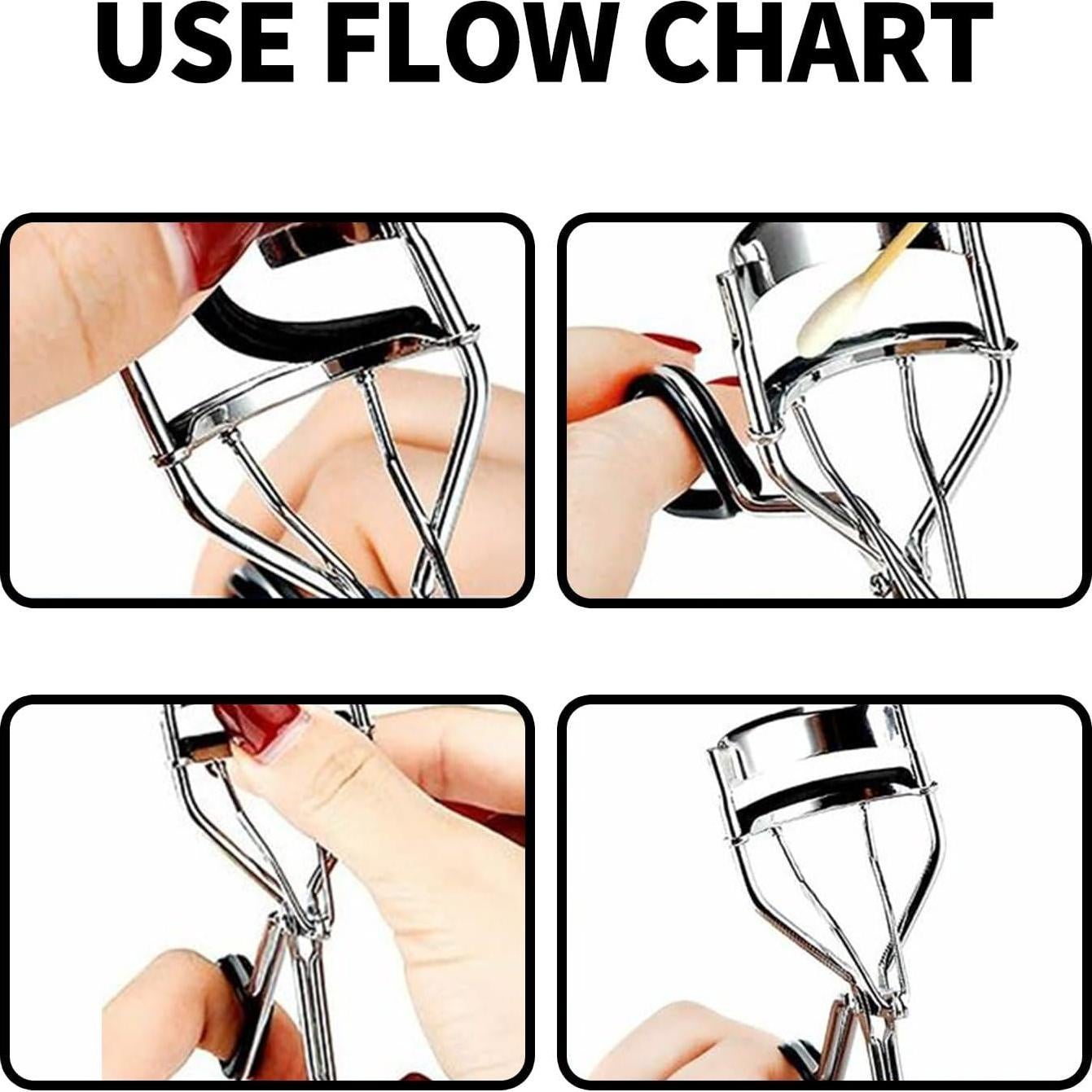 48 Almohadillas de Silicona para Rizador de Pestañas Tweezerman