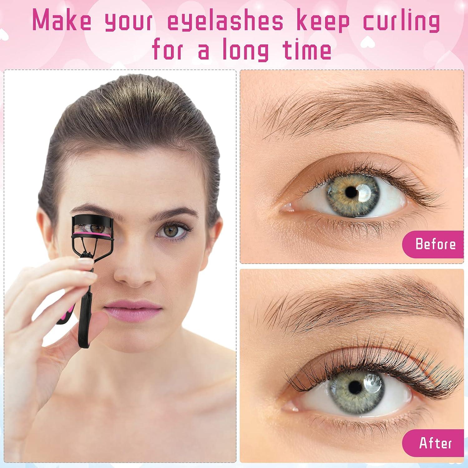 Kit de Rizador de Pestañas 14 Piezas Honoson - Negro y Púrpura