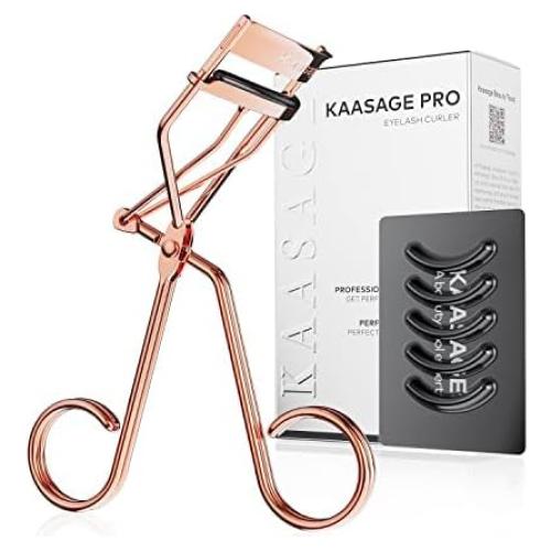 Rizador de Pestañas Kaasage Profesional con Almohadillas Reemplazables