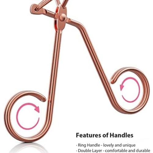 Rizador de Pestañas Kaasage Profesional con Almohadillas Reemplazables