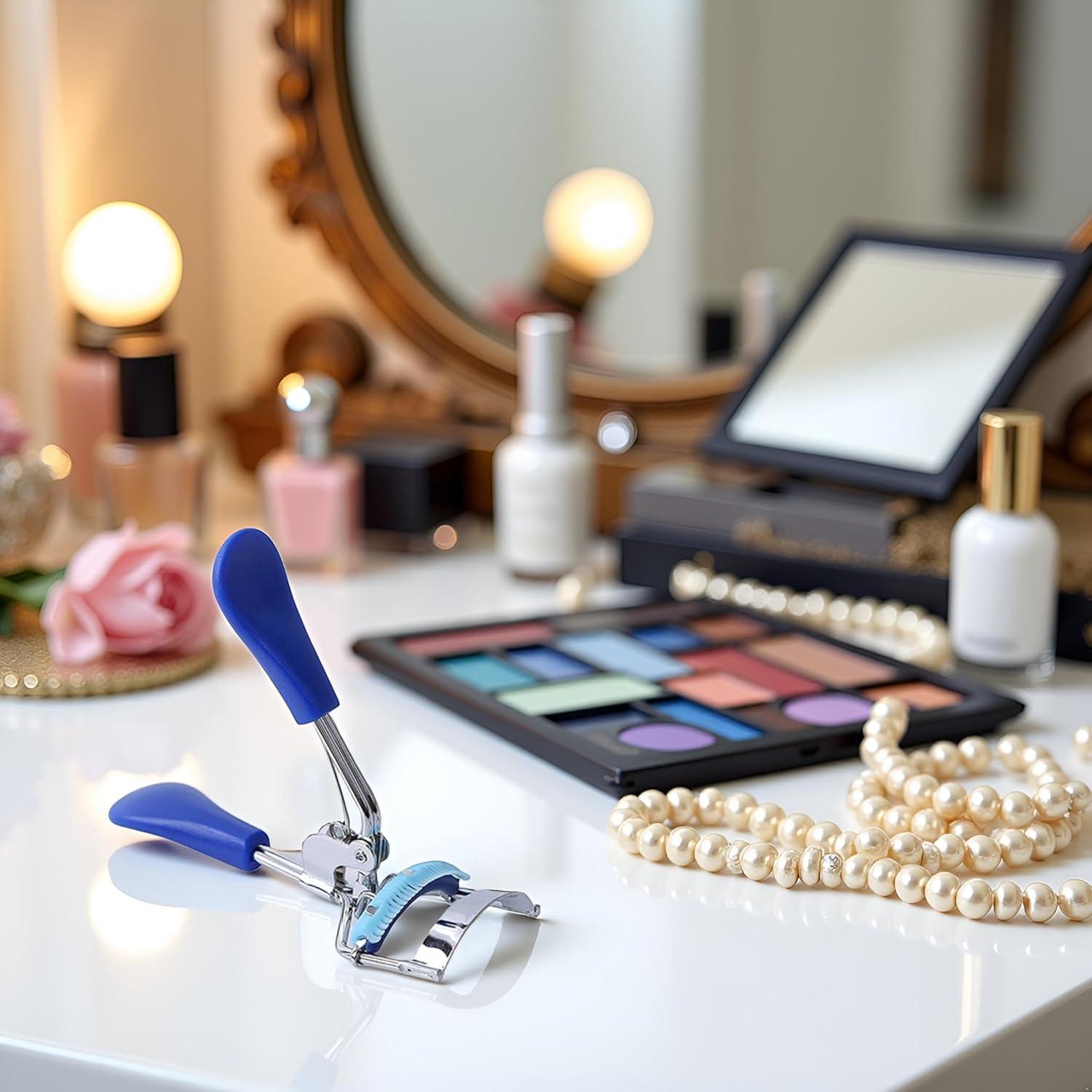 Rizador de Pestañas Profesional Labriciyon Azul Ergonomico