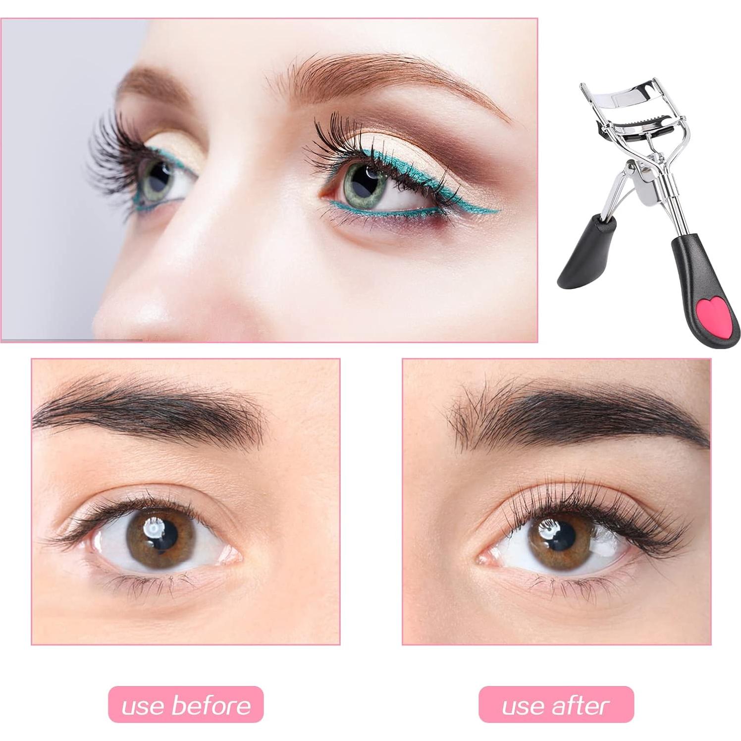 Rizador de Pestañas con Peine Sliverdew 10.7x3.5cm 2 Pcs