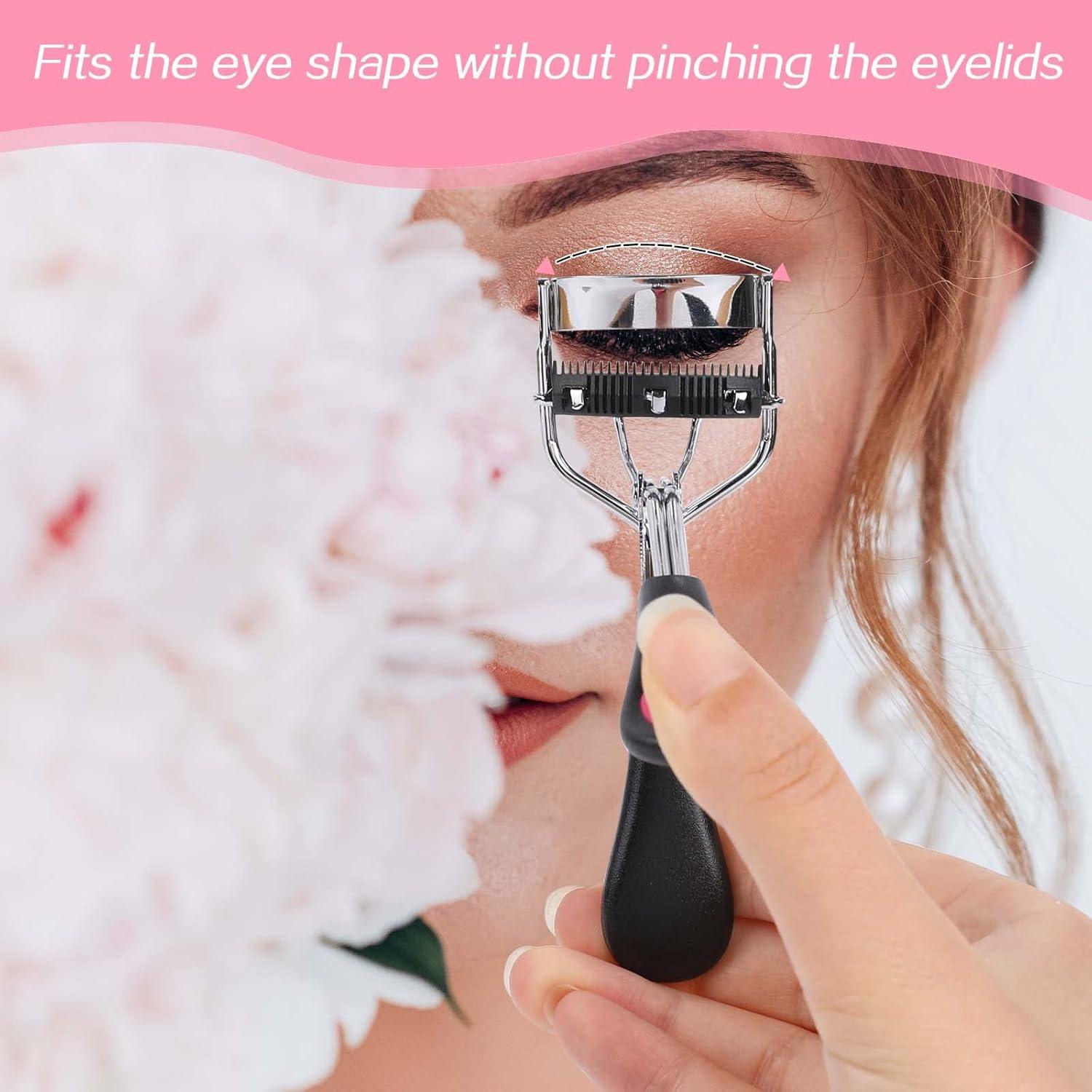 Rizador de Pestañas con Peine Sliverdew 10.7x3.5cm 2 Pcs